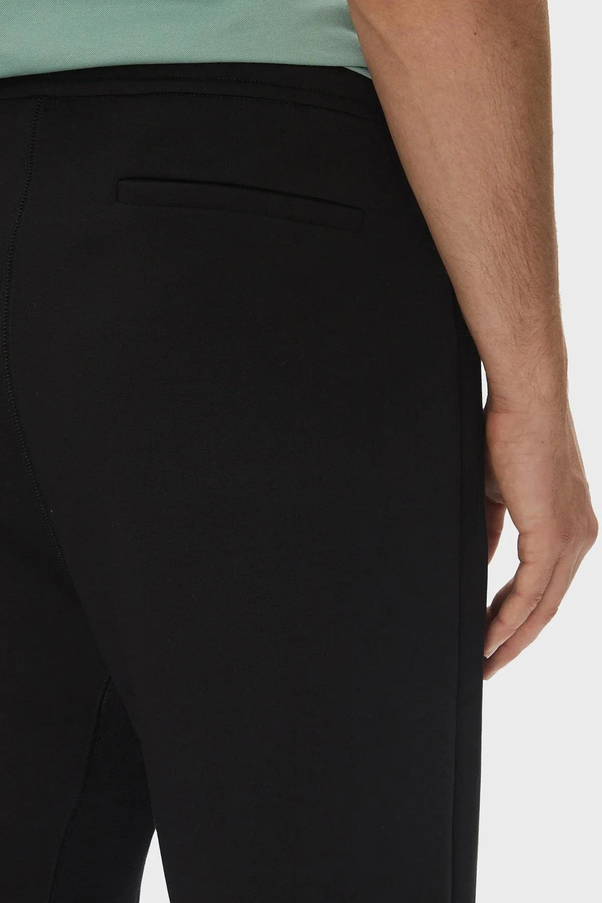 Boss Steç Pamuklu Regular Fit Normal Bel Ribanalı Paça Jogger Erkek Pantolon 50537198 001 SİYAH - 10