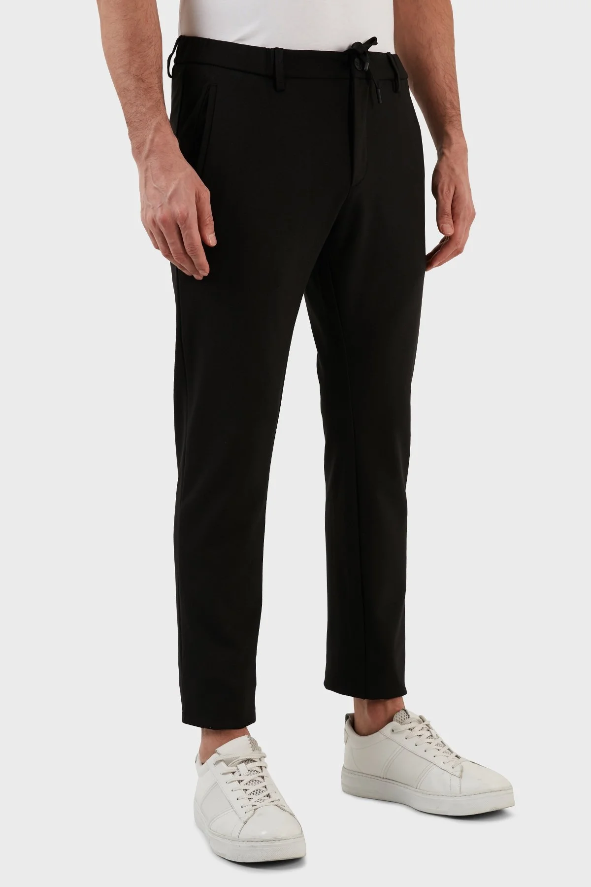 Boss Streç Jarse Normal Bel Slim Fit Chino Erkek Pantolon 50484040 001 SİYAH - 3