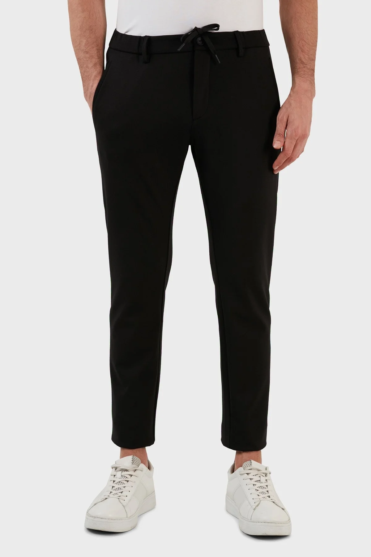 Boss Streç Jarse Normal Bel Slim Fit Chino Erkek Pantolon 50484040 001 SİYAH - 4