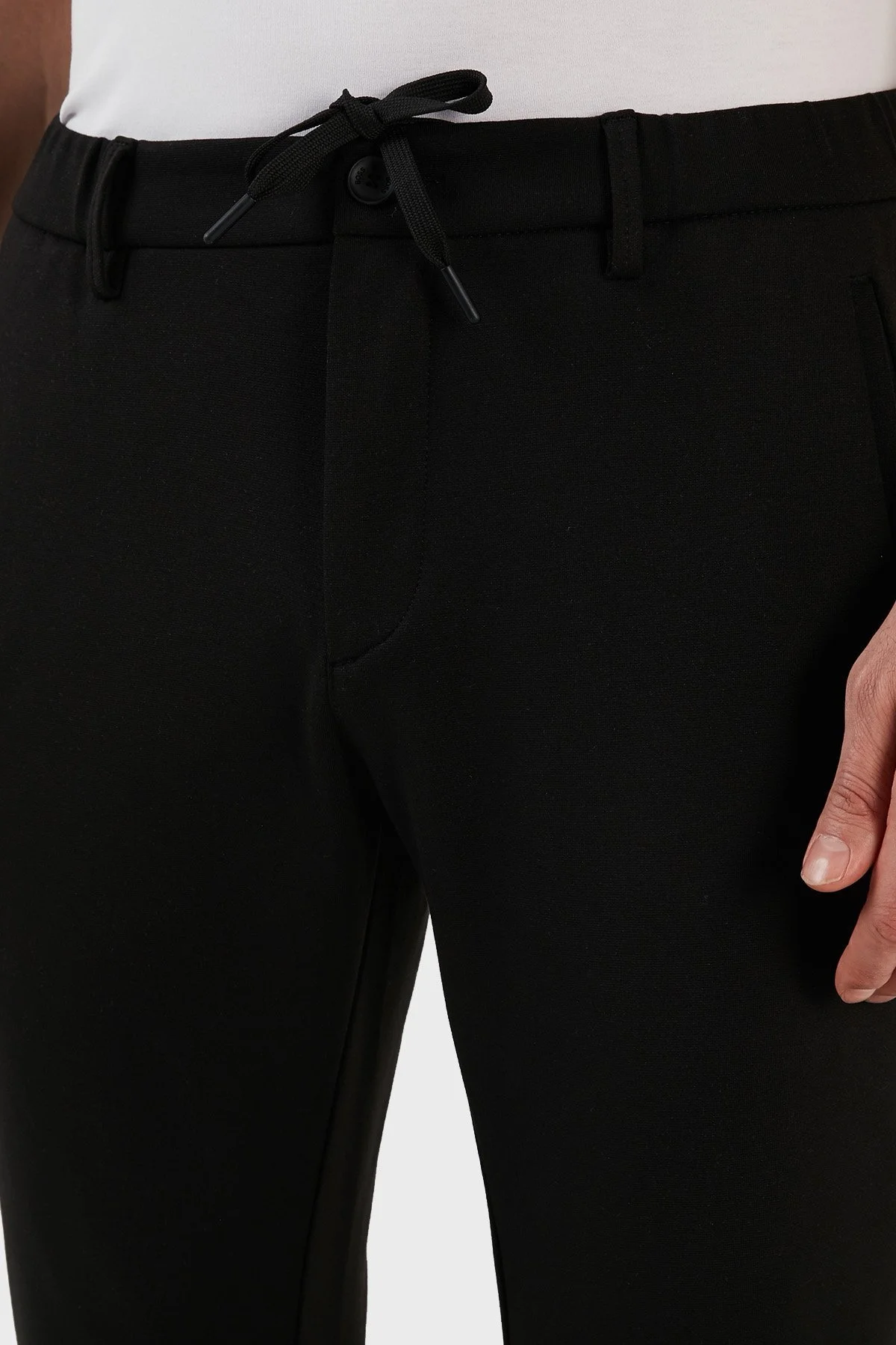 Boss Streç Jarse Normal Bel Slim Fit Chino Erkek Pantolon 50484040 001 SİYAH - 5