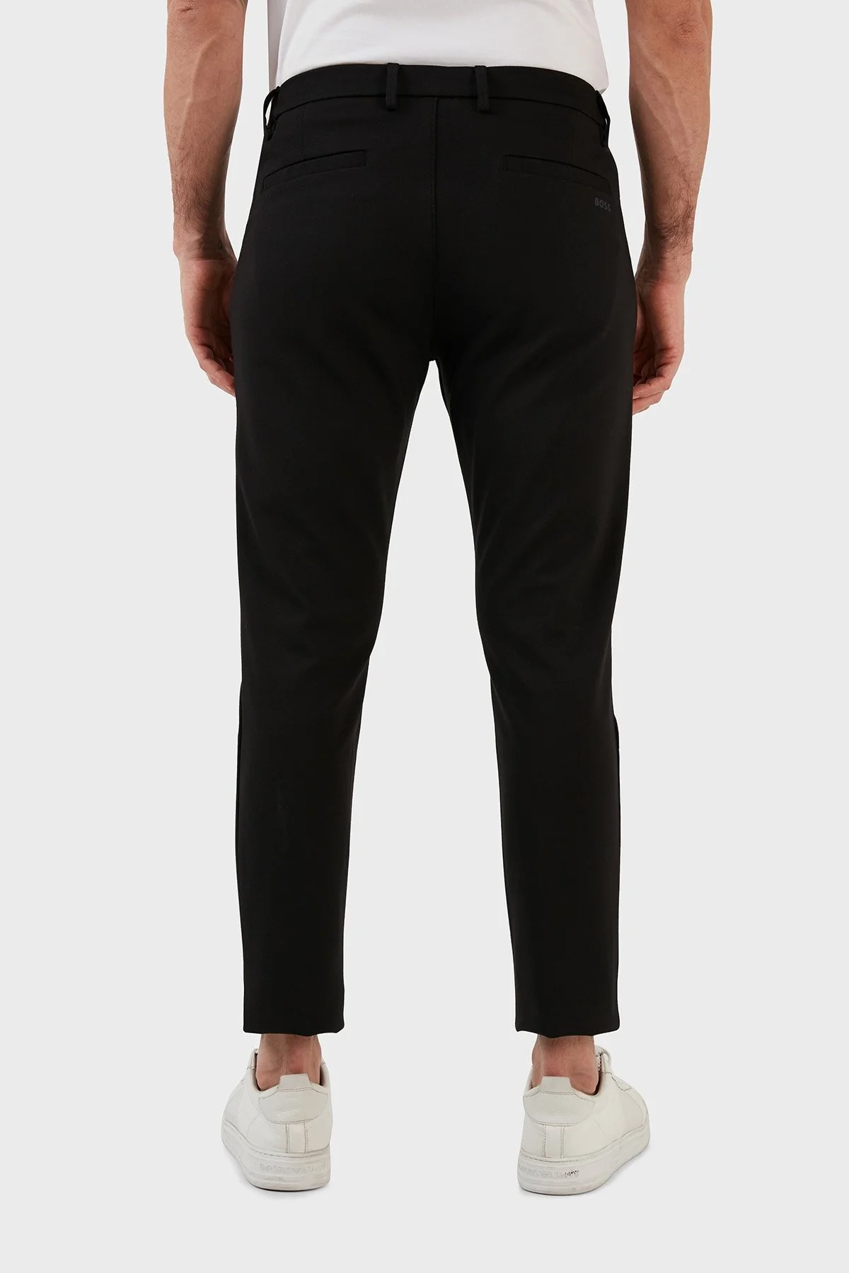 Boss Streç Jarse Normal Bel Slim Fit Chino Erkek Pantolon 50484040 001 SİYAH - 6