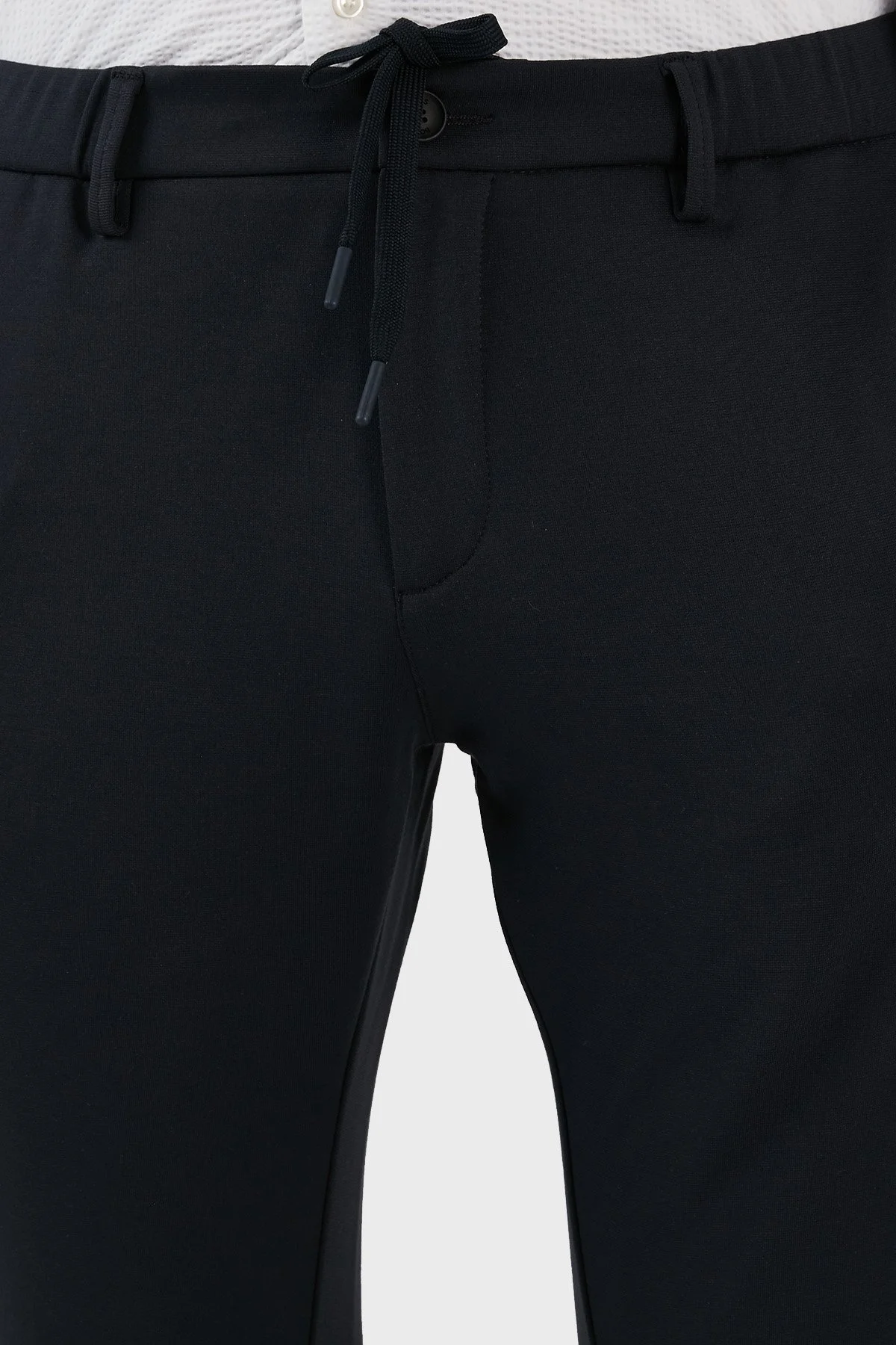 Boss Streç Jarse Normal Bel Slim Fit Chino Erkek Pantolon 50484040 402 LACİVERT - 4