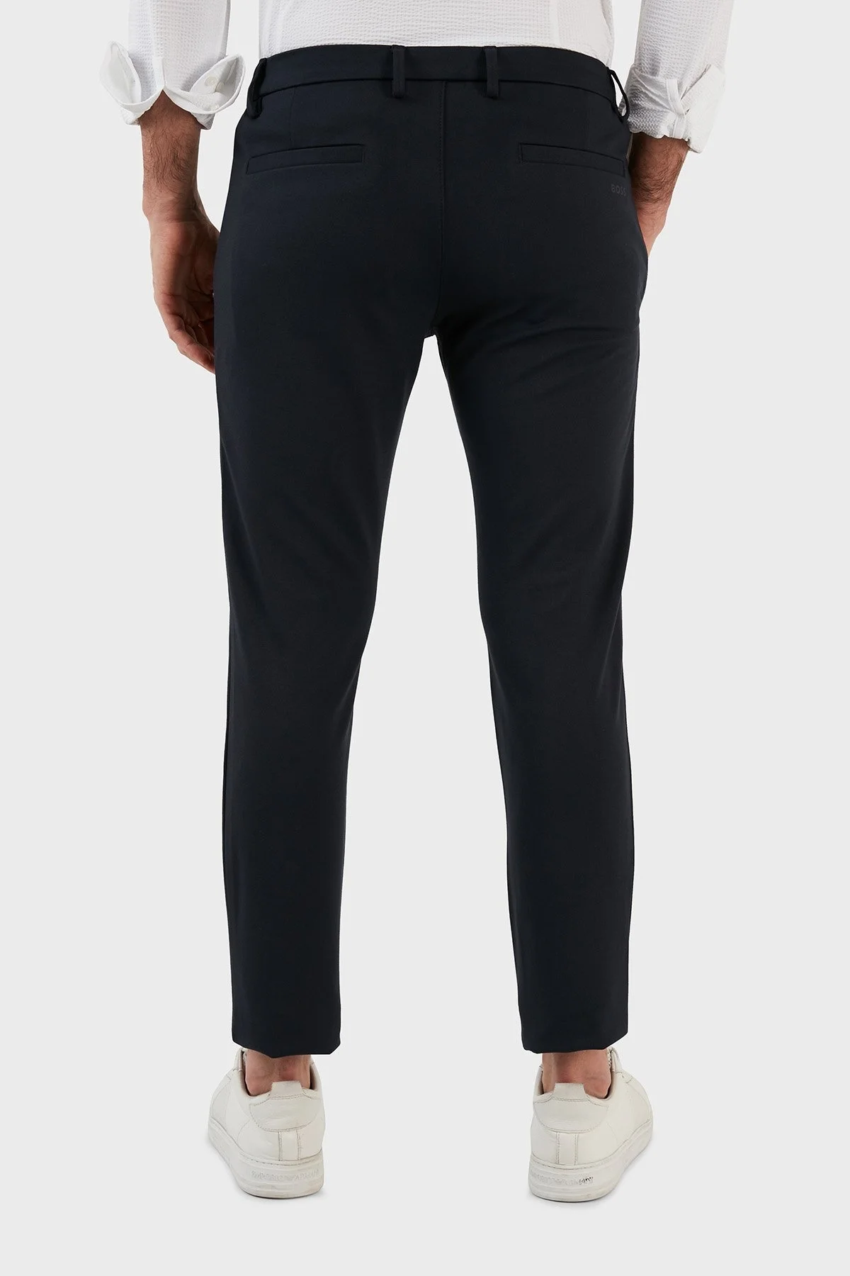 Boss Streç Jarse Normal Bel Slim Fit Chino Erkek Pantolon 50484040 402 LACİVERT - 5