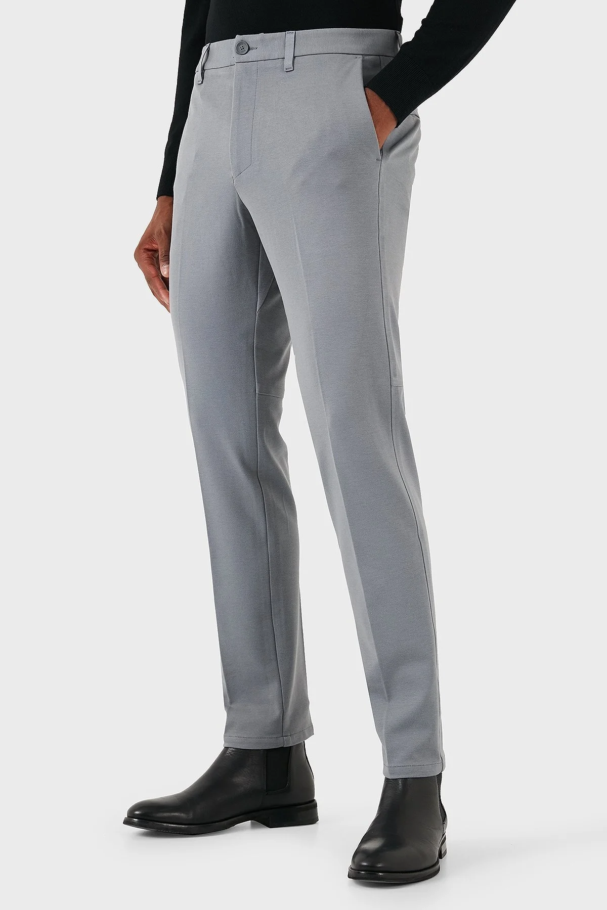 Boss Streç Kumaş Slim Fit Erkek Pantolon 50513436 251 GRİ - 7