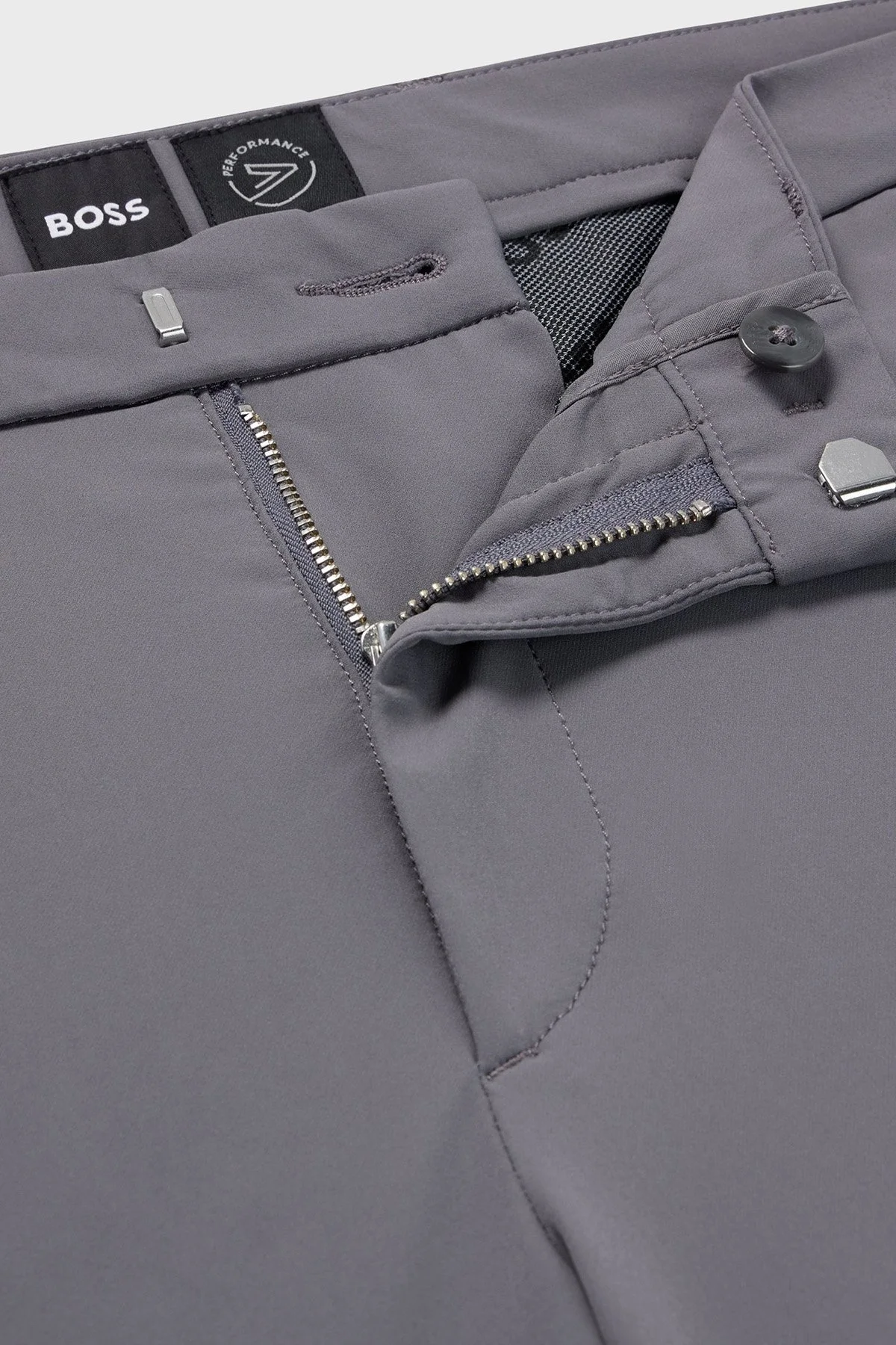 Boss Streç Kumaştan Normal Bel Slim Fit Cepli Erkek Pantolon 50491755 029 GRİ - 5