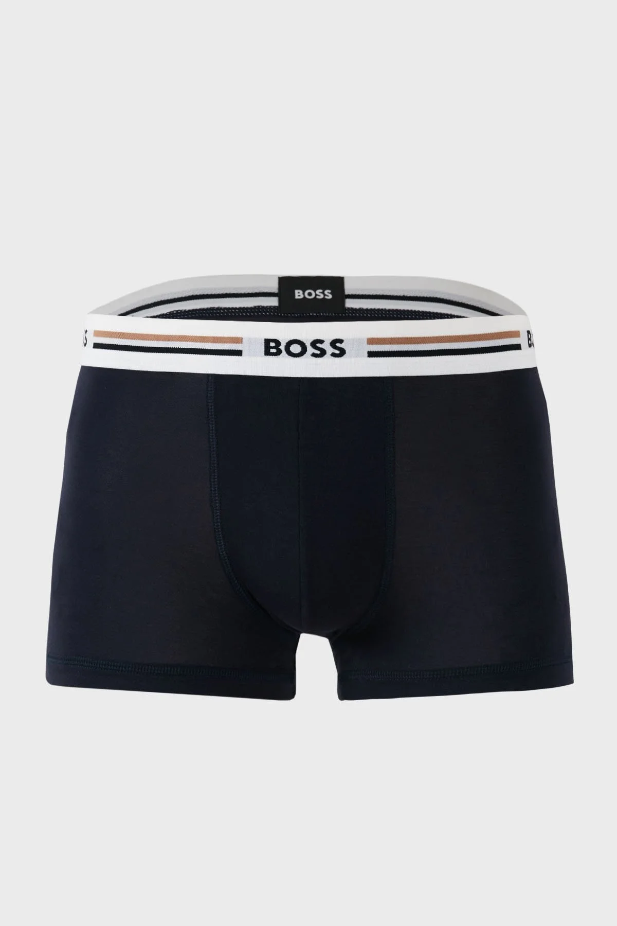 Boss Streç Logo Baskılı 3 Pack Erkek Boxer 50492200 964 Lacivert-Siyah-Haki - 9