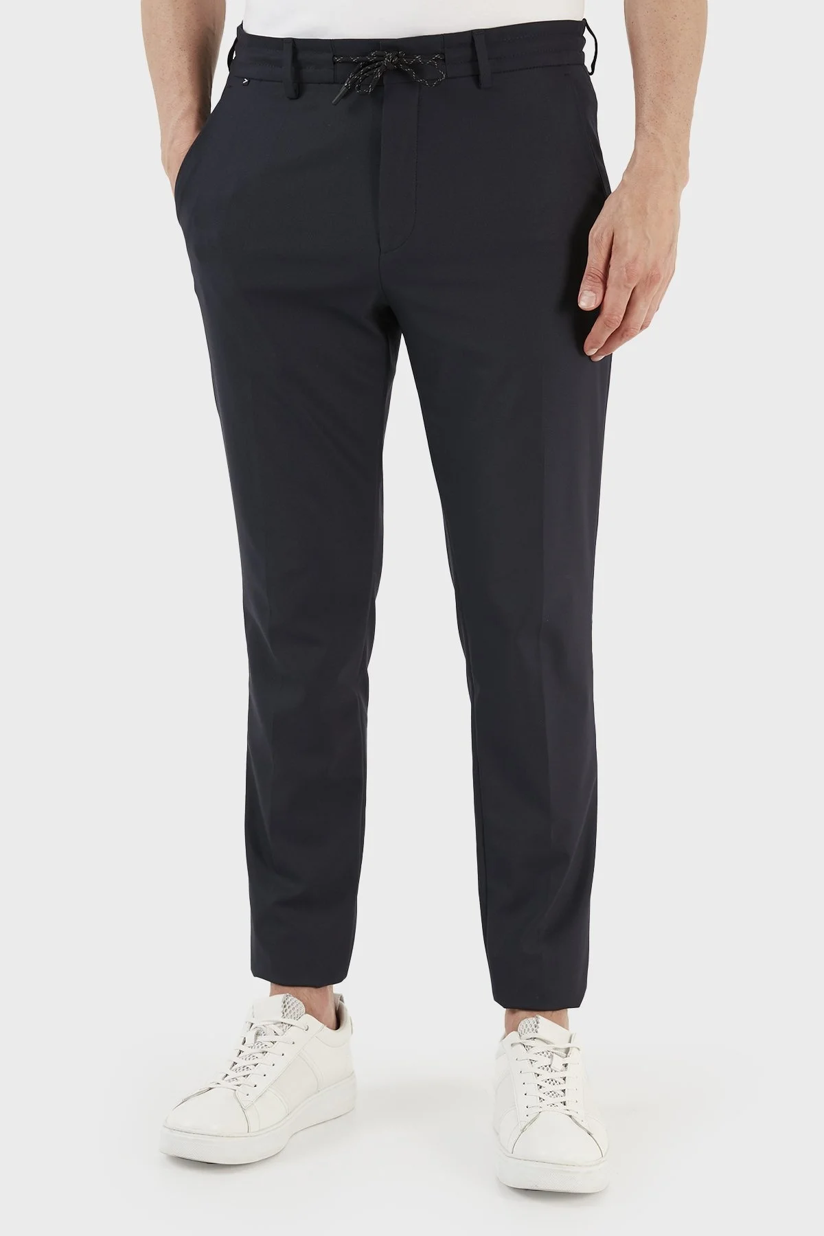 Boss Streç Normal Bel Slim Fit Düz Paça Chino Erkek Pantolon 50492714 404 LACİVERT - 2