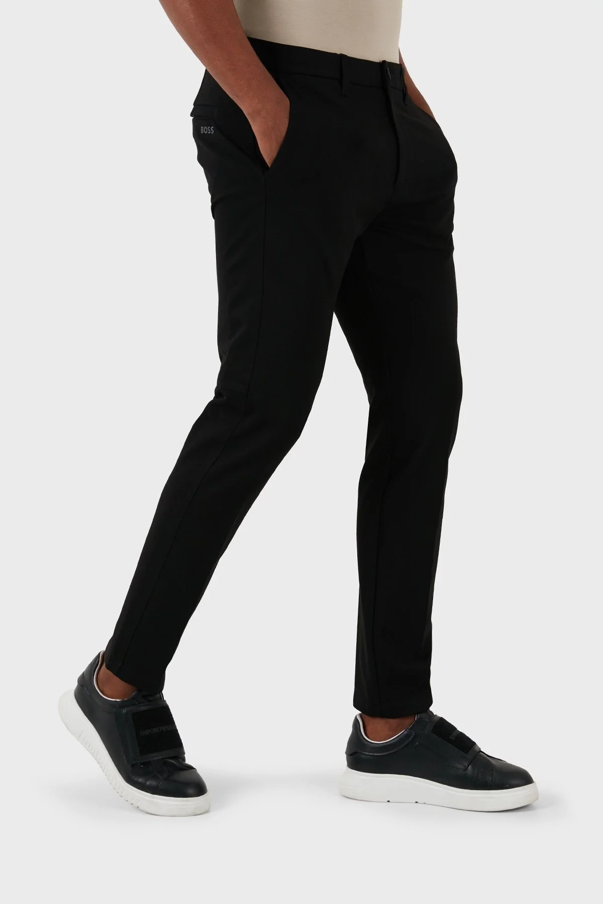 Boss Streç Normal Bel Slim Fit Erkek Pantolon 50513436 001 SİYAH - 4