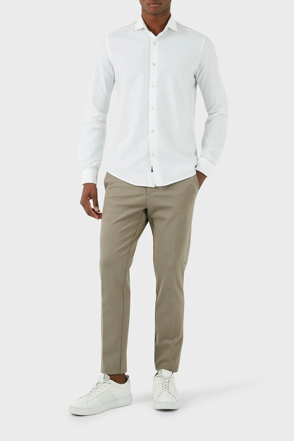 Boss Streç Normal Bel Slim Fit Erkek Pantolon 50513436 334 HAKİ - 1