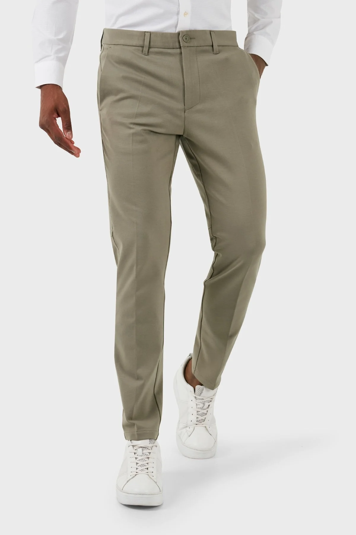 Boss Streç Normal Bel Slim Fit Erkek Pantolon 50513436 334 HAKİ - 3