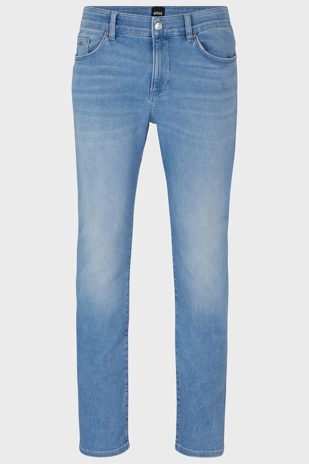 Boss Streç Normal Bel Slim Fit Jeans Erkek Kot Pantolon 50521001 453 MAVİ - 4