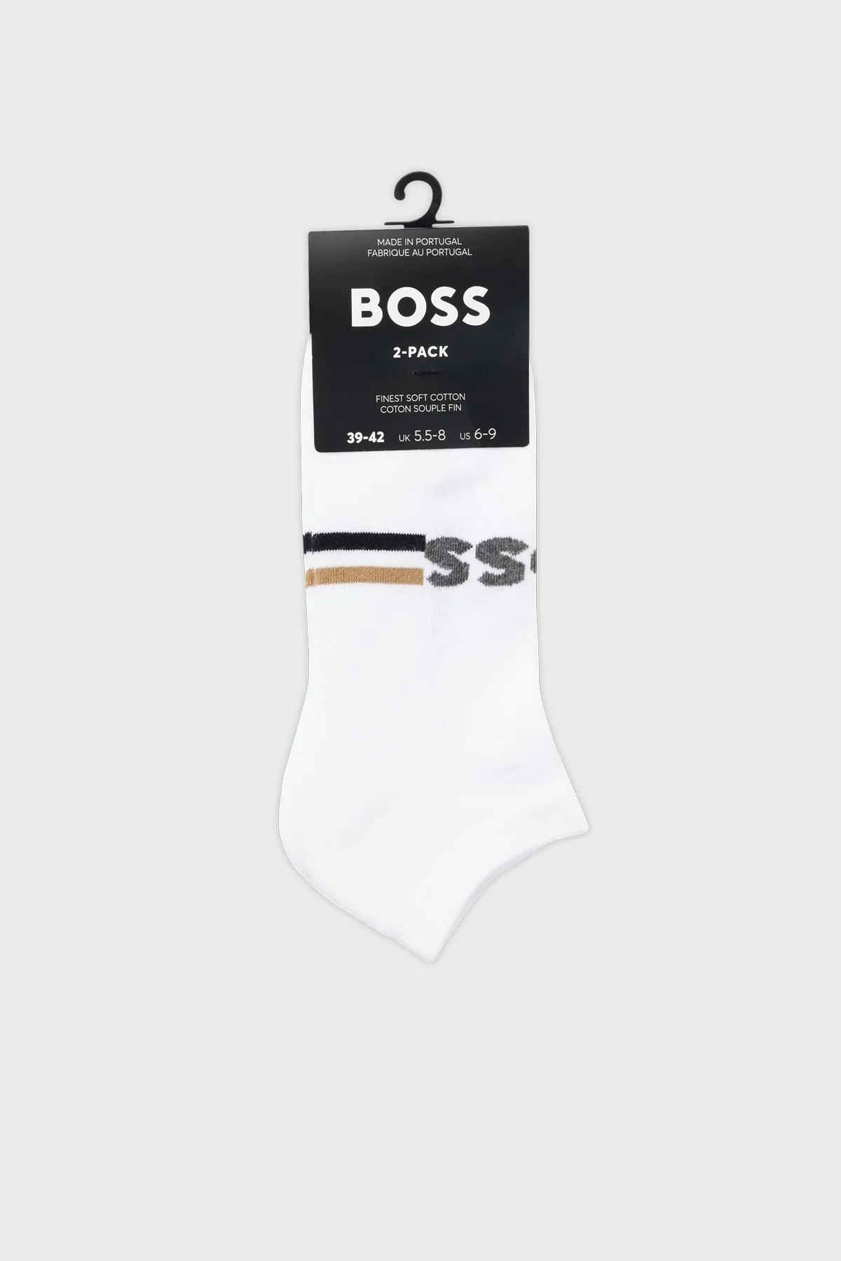 Boss Streç Pamuklu 2 Pack Erkek Çorap 50510656 100 BEYAZ - 1