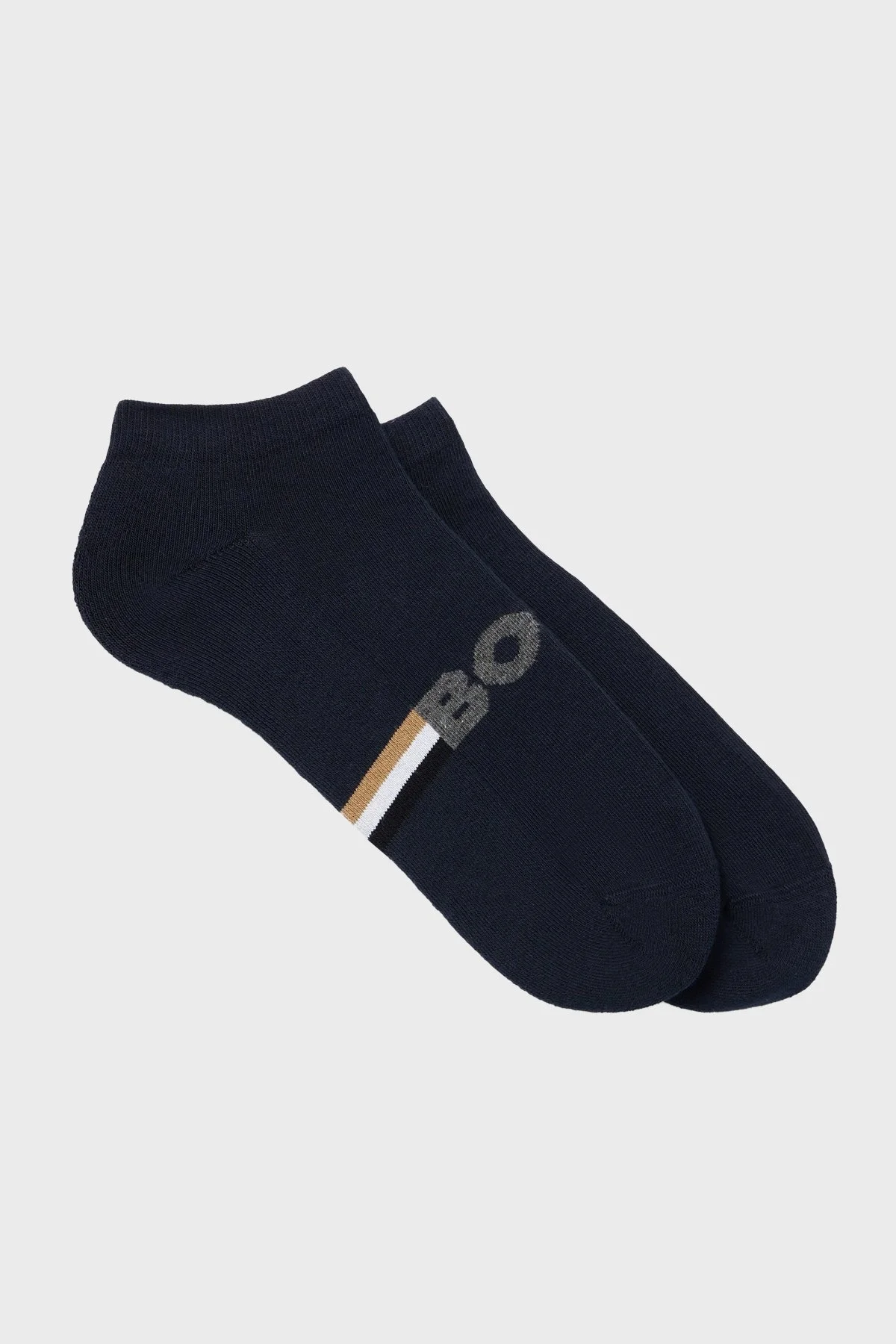 Boss Streç Pamuklu 2 Pack Erkek Çorap 50510656 401 LACİVERT - 2