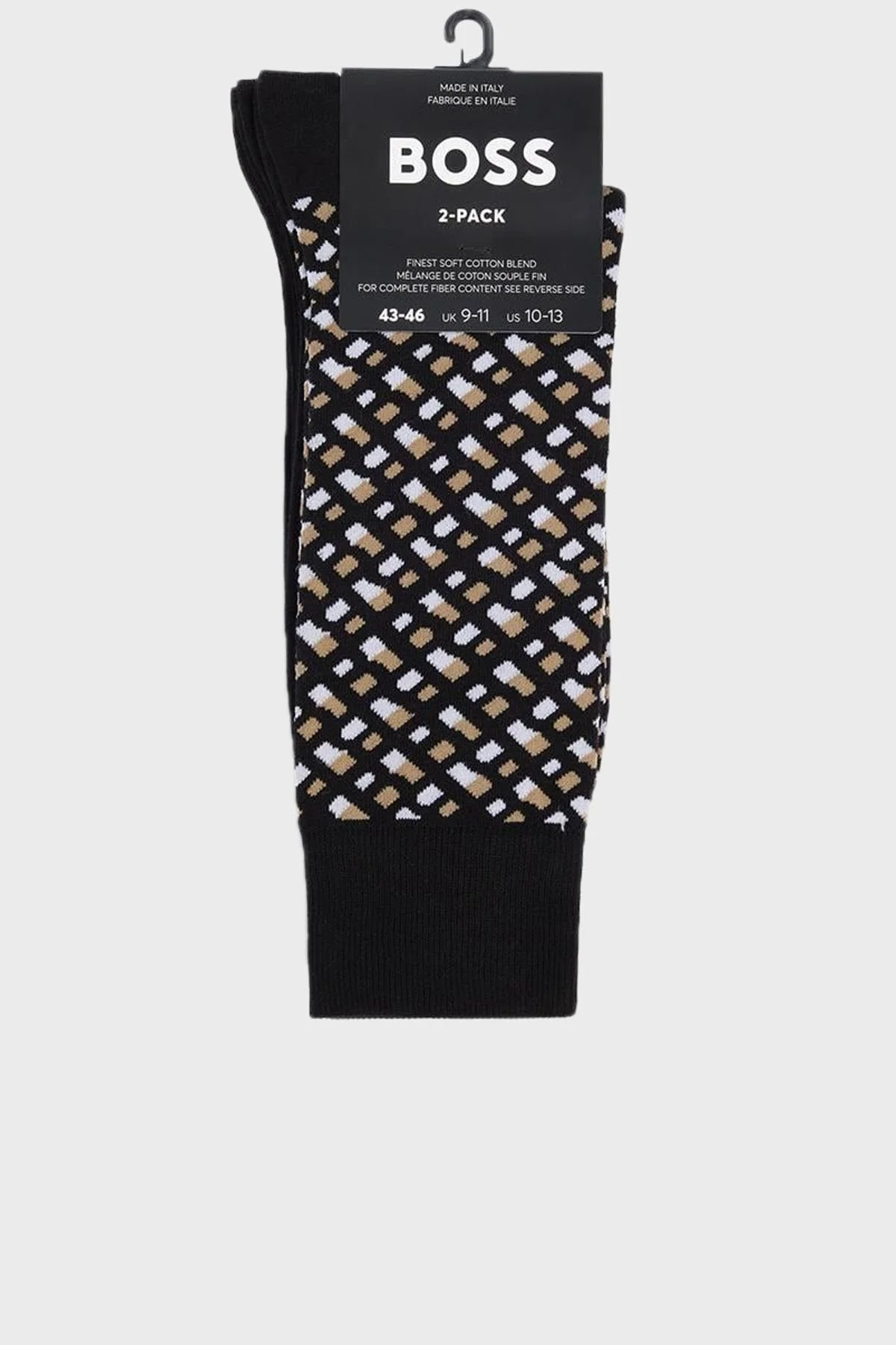 Boss Streç Pamuklu 2 Pack Erkek Çorap 50515141 001 SİYAH - 2