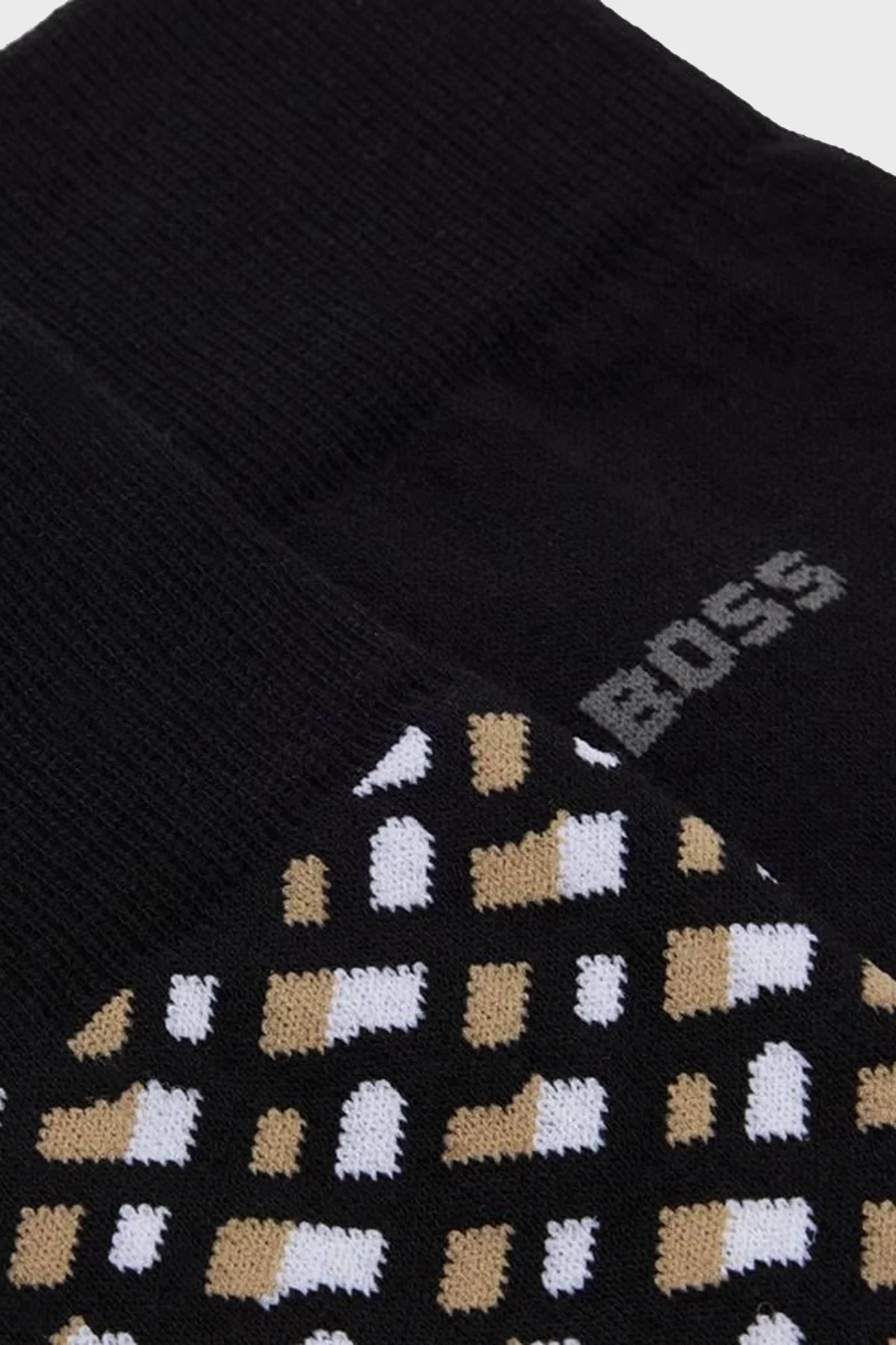 Boss Streç Pamuklu 2 Pack Erkek Çorap 50515141 001 SİYAH - 3