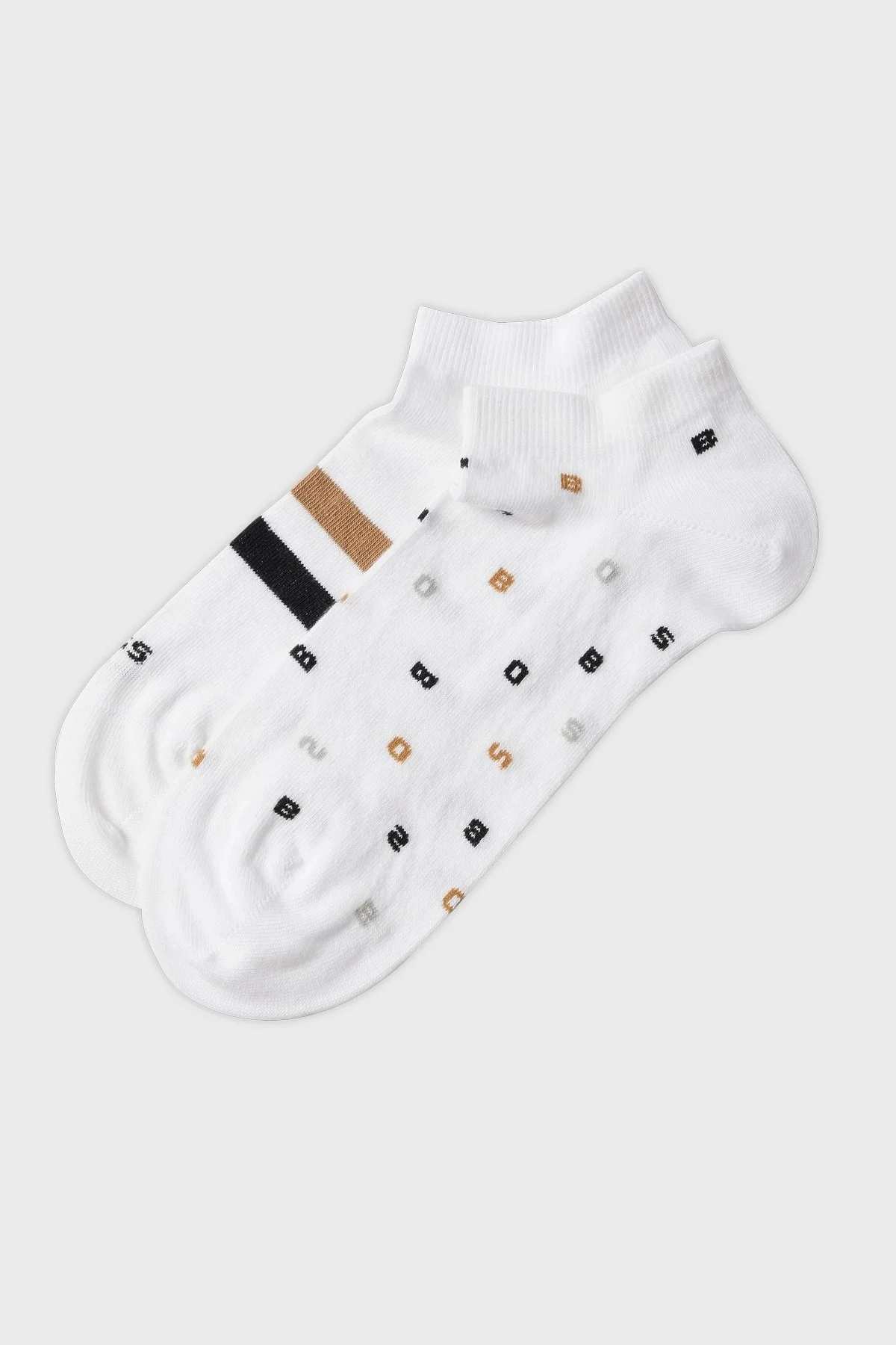 Boss Streç Pamuklu 2 Pack Erkek Çorap 50516403 100 BEYAZ - 1