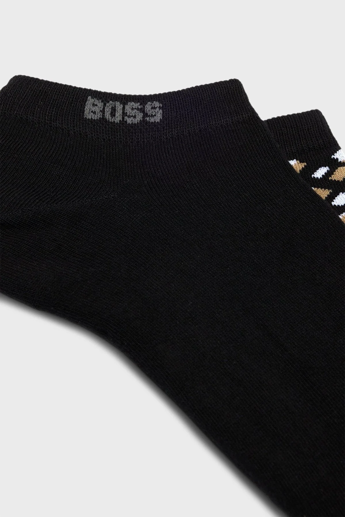 Boss Streç Pamuklu 2 Pack Erkek Çorap 50524521 001 SİYAH - 3