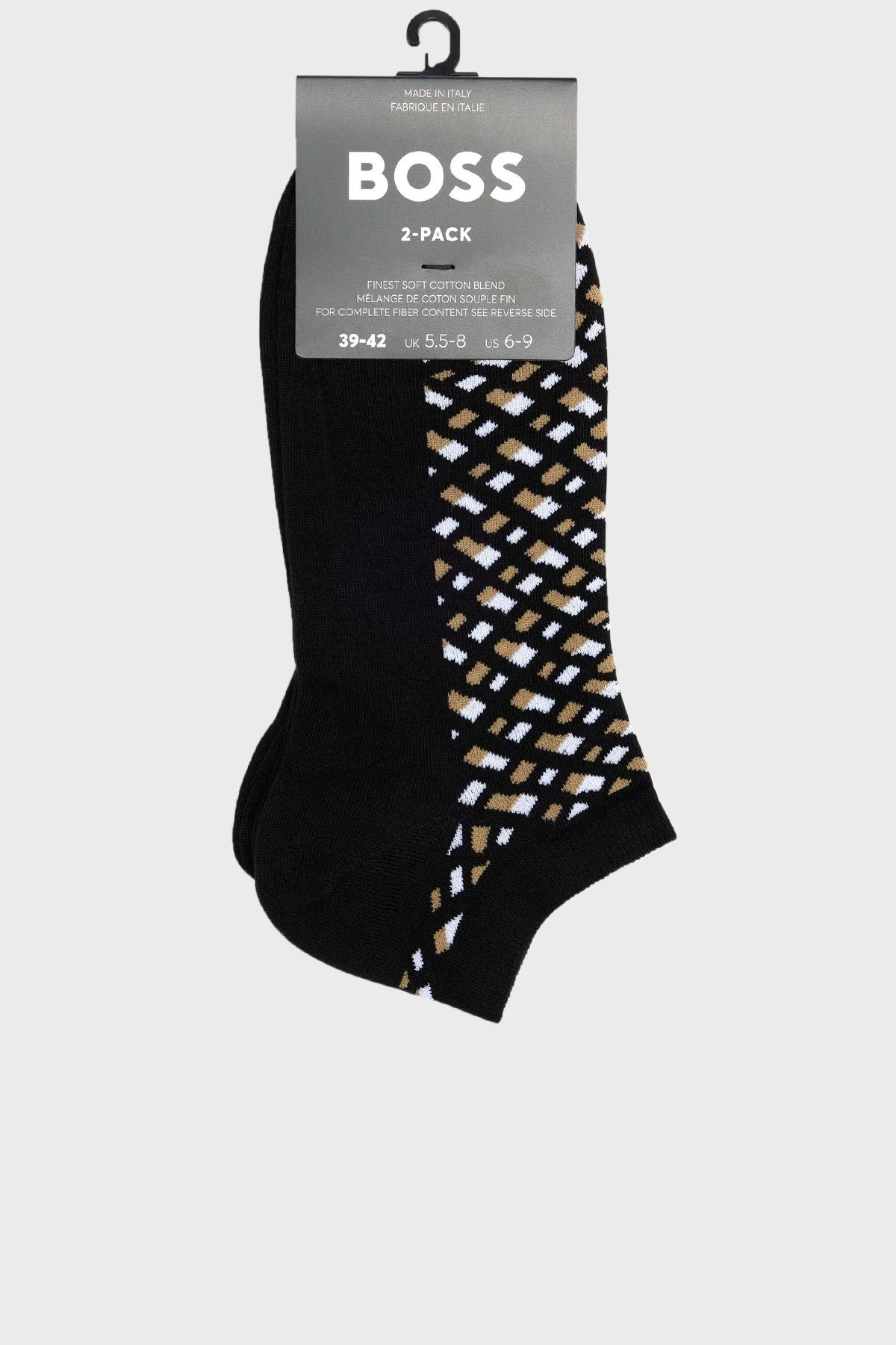 Boss Streç Pamuklu 2 Pack Erkek Çorap 50524521 001 SİYAH - 1