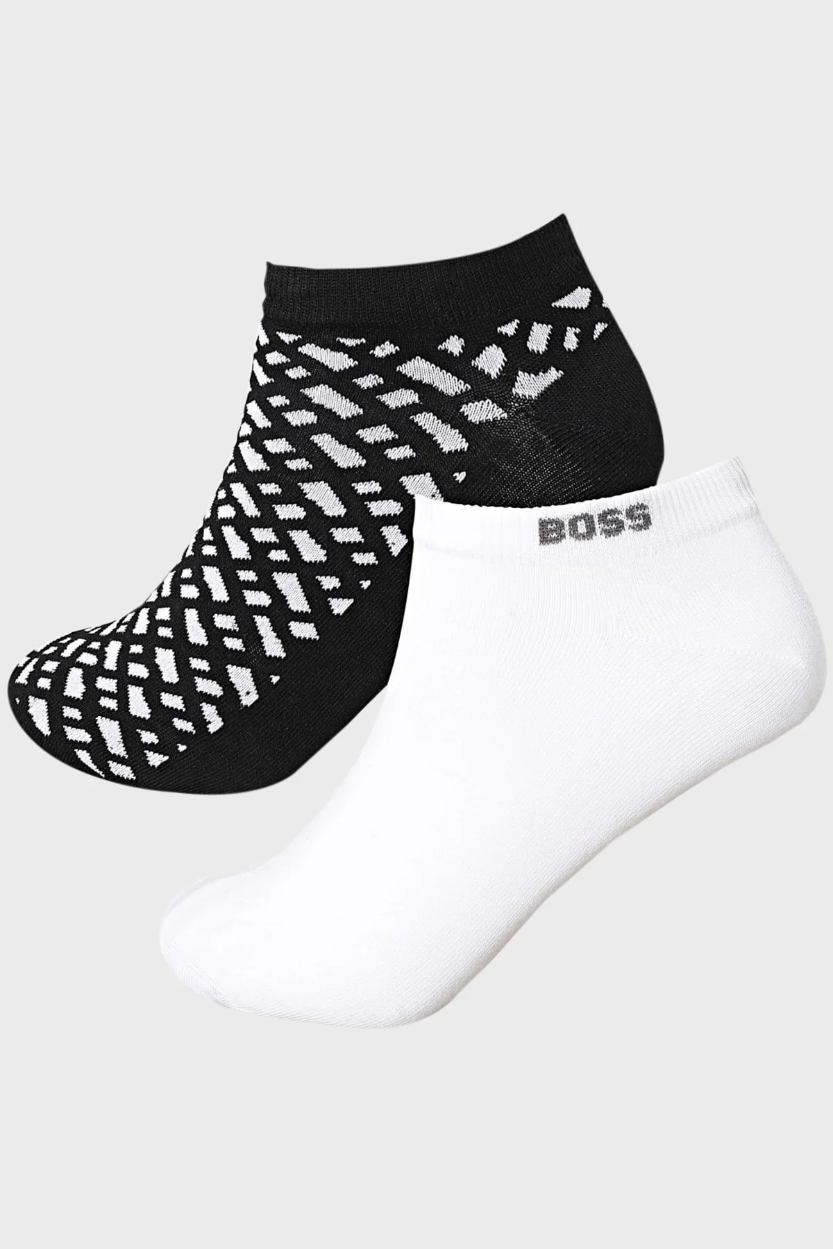 Boss Streç Pamuklu 2 Pack Erkek Çorap 50524521 002 SİYAH - 4