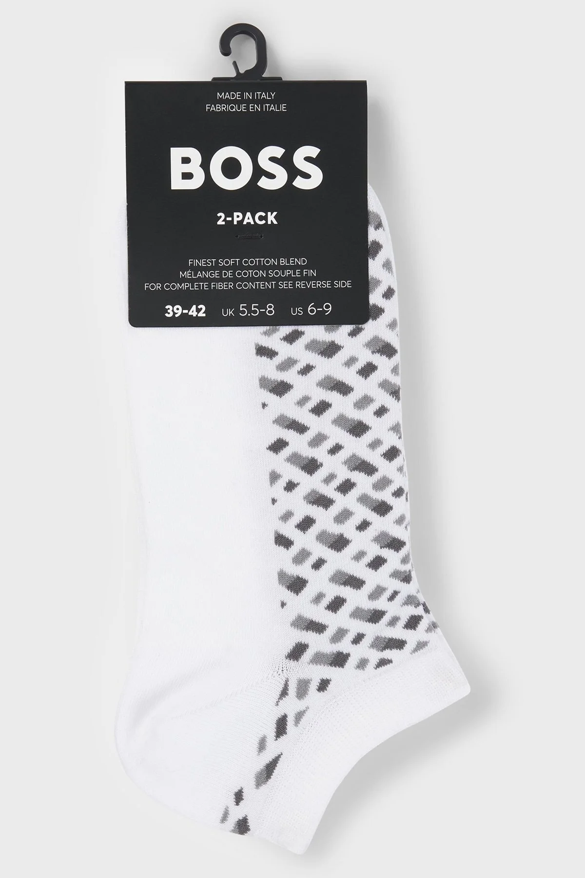 Boss Streç Pamuklu 2 Pack Erkek Çorap 50524521 100 BEYAZ - 3