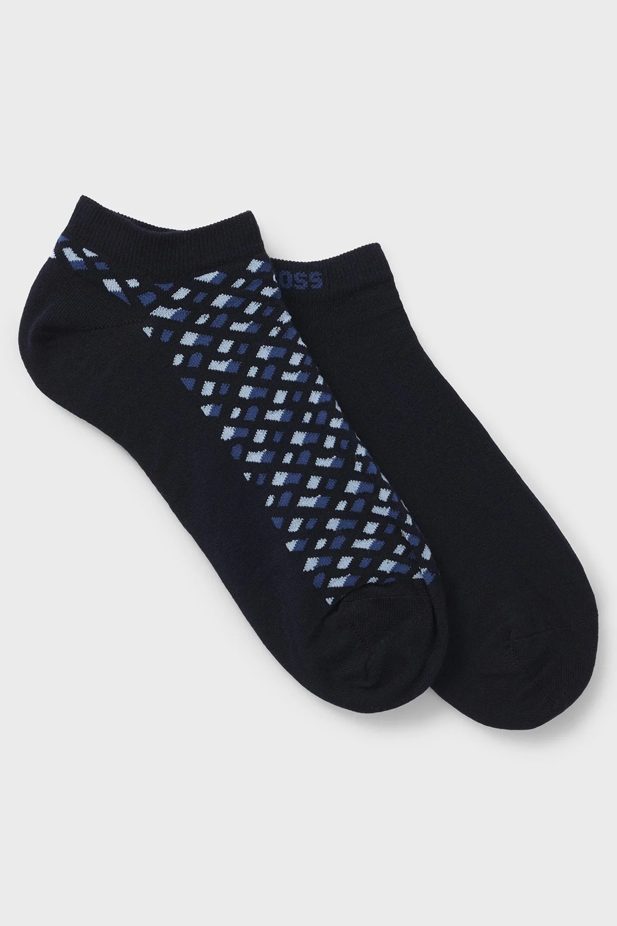Boss Streç Pamuklu 2 Pack Erkek Çorap 50524521 425 LACİVERT - 1