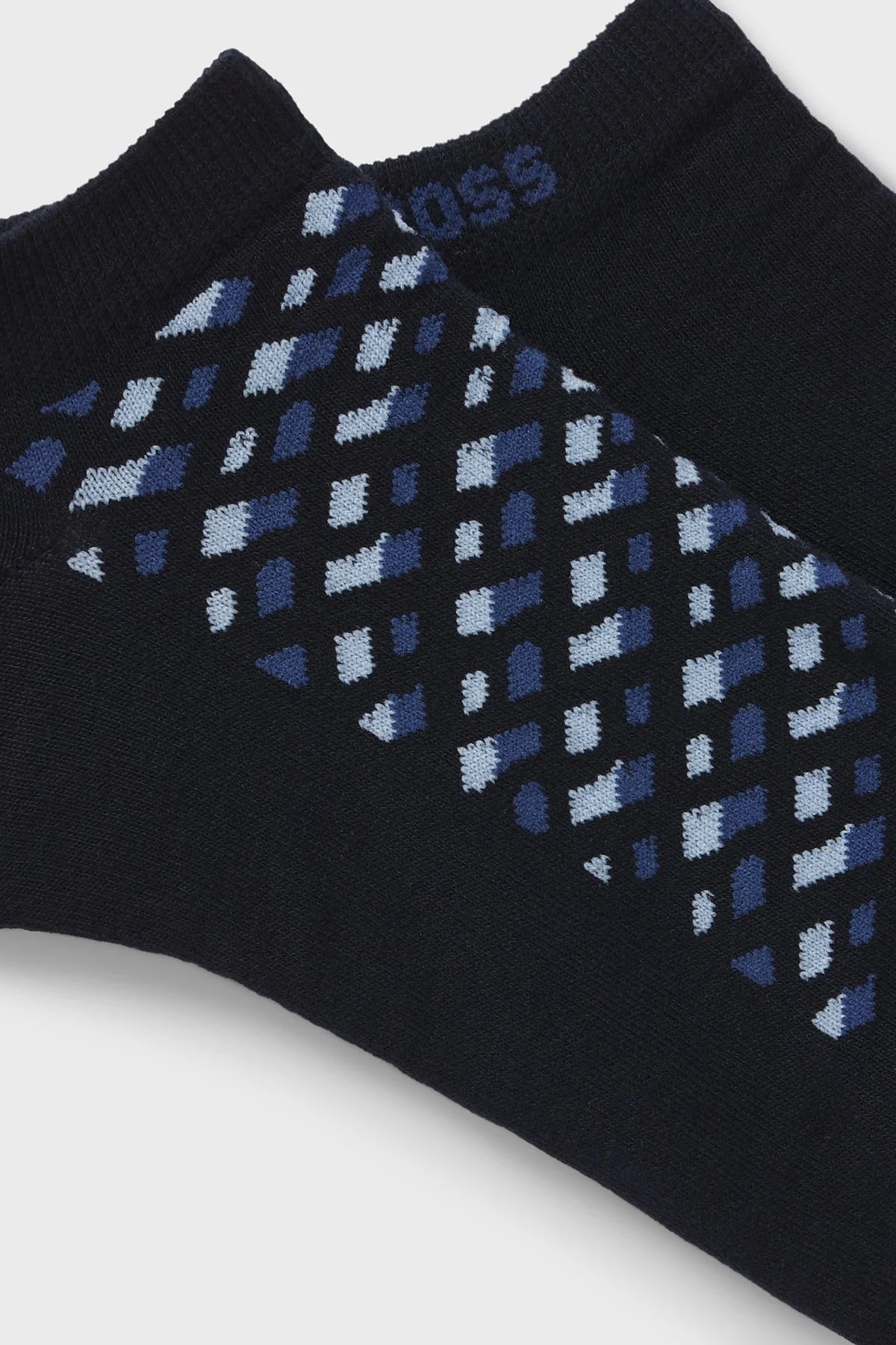 Boss Streç Pamuklu 2 Pack Erkek Çorap 50524521 425 LACİVERT - 2