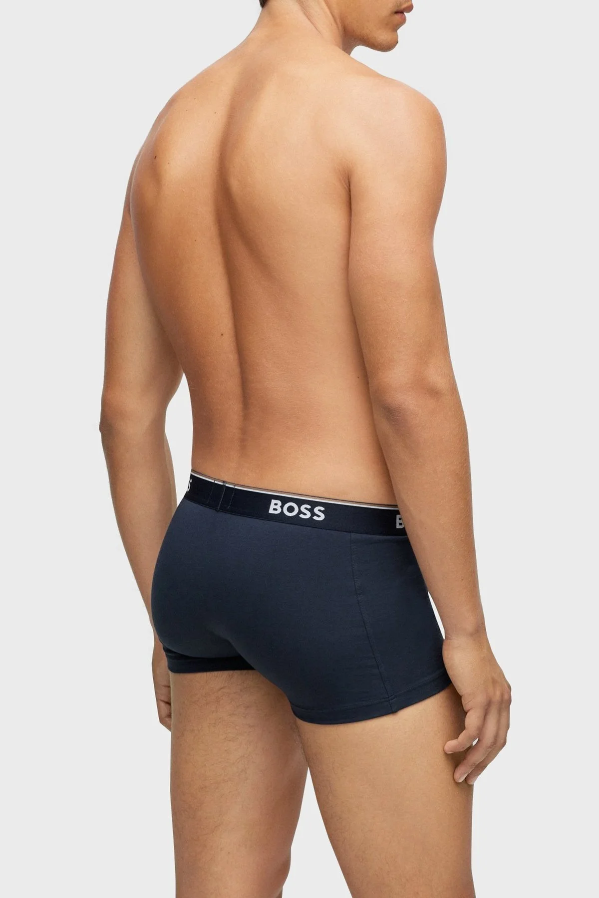 Boss Streç Pamuklu 3 Pack Erkek Boxer 50475274 480 LACİVERT - 3