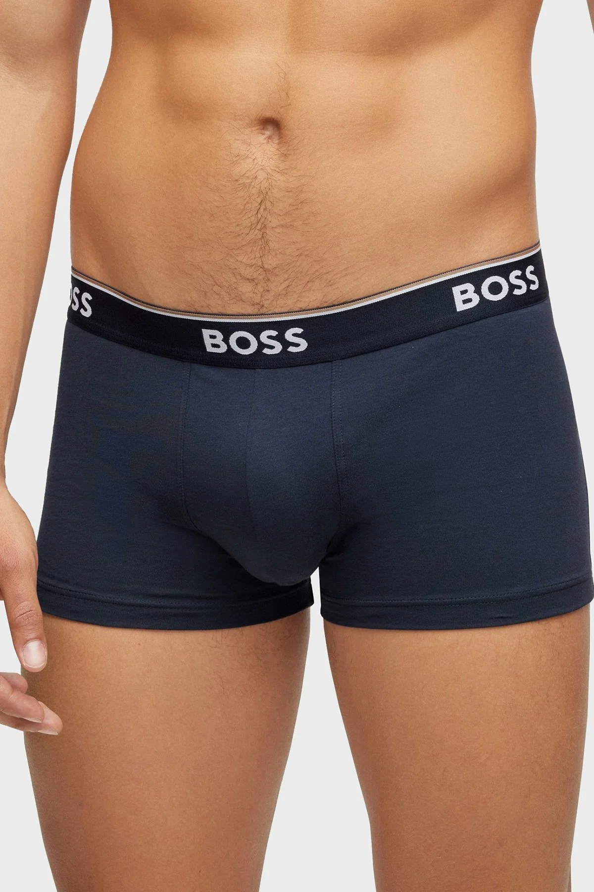 Boss Streç Pamuklu 3 Pack Erkek Boxer 50475274 480 LACİVERT - 4