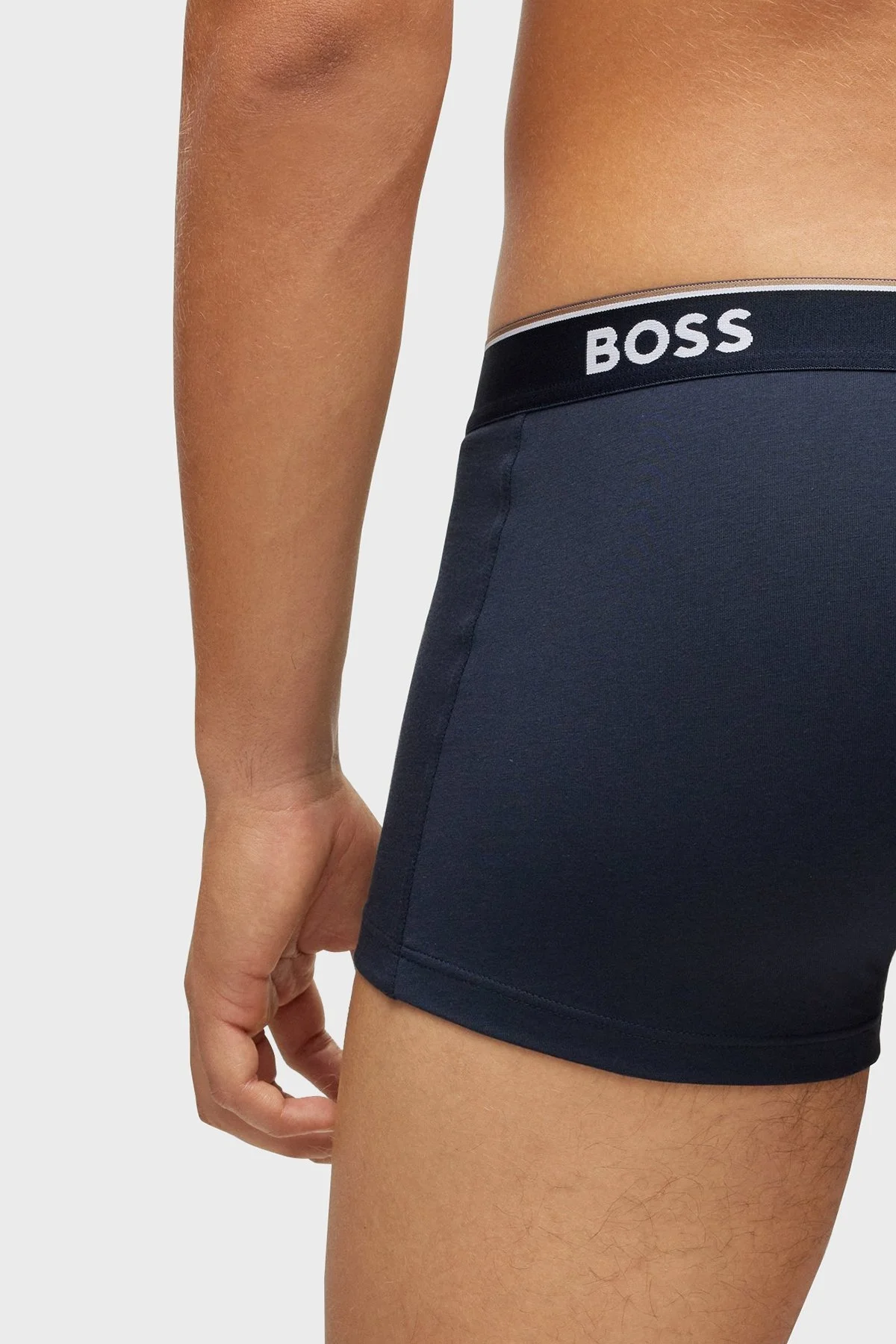 Boss Streç Pamuklu 3 Pack Erkek Boxer 50475274 480 LACİVERT - 5