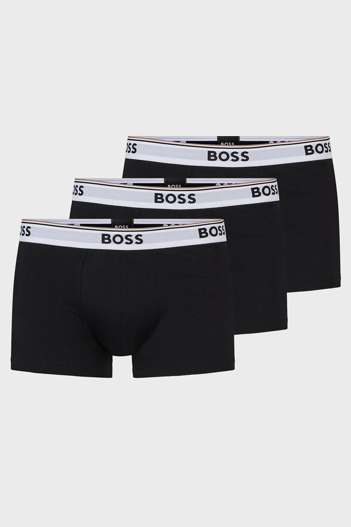 Boss Streç Pamuklu 3 Pack Erkek Boxer 50475274 994 SİYAH - 1