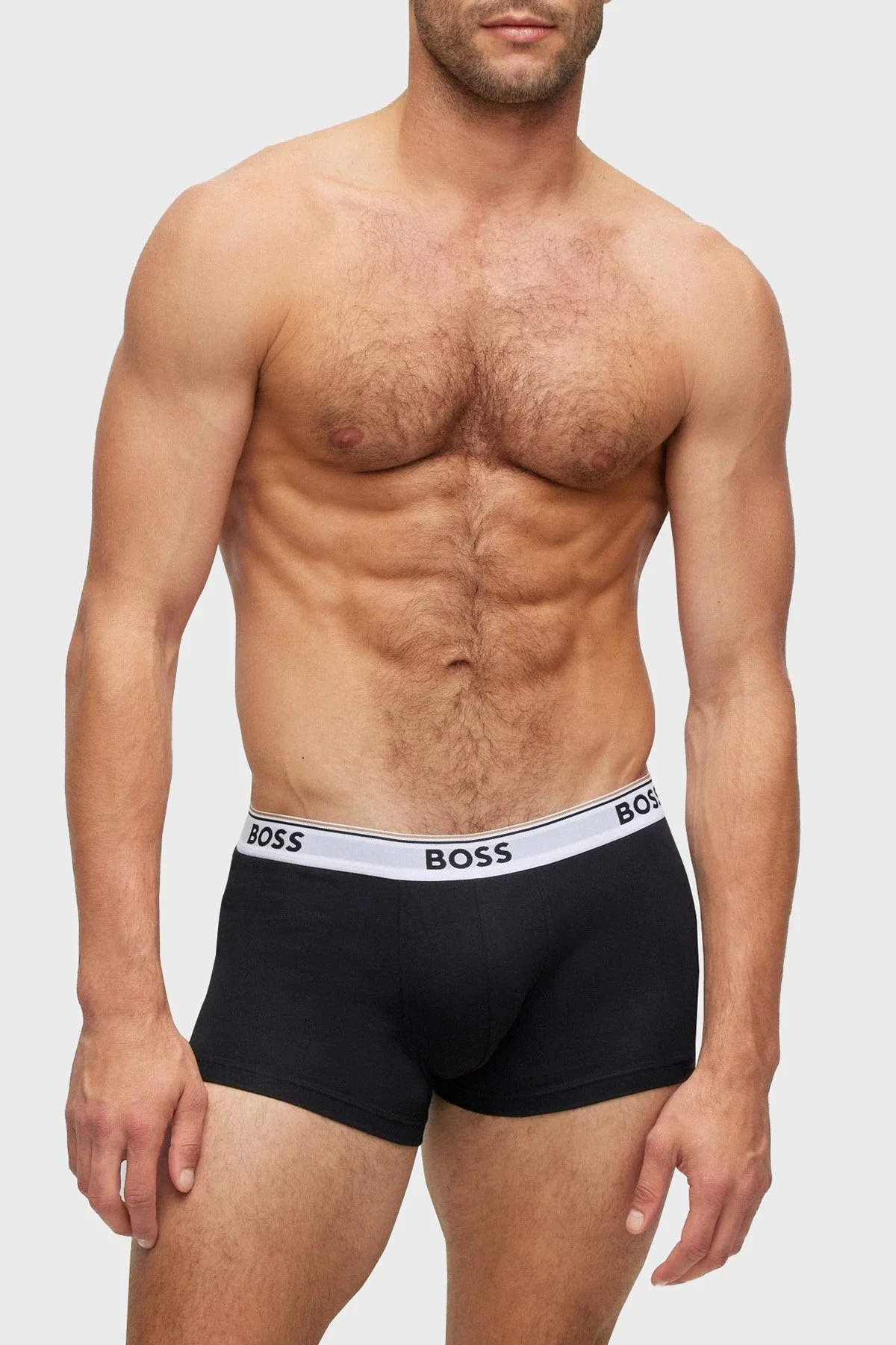 Boss Streç Pamuklu 3 Pack Erkek Boxer 50475274 994 SİYAH - 2