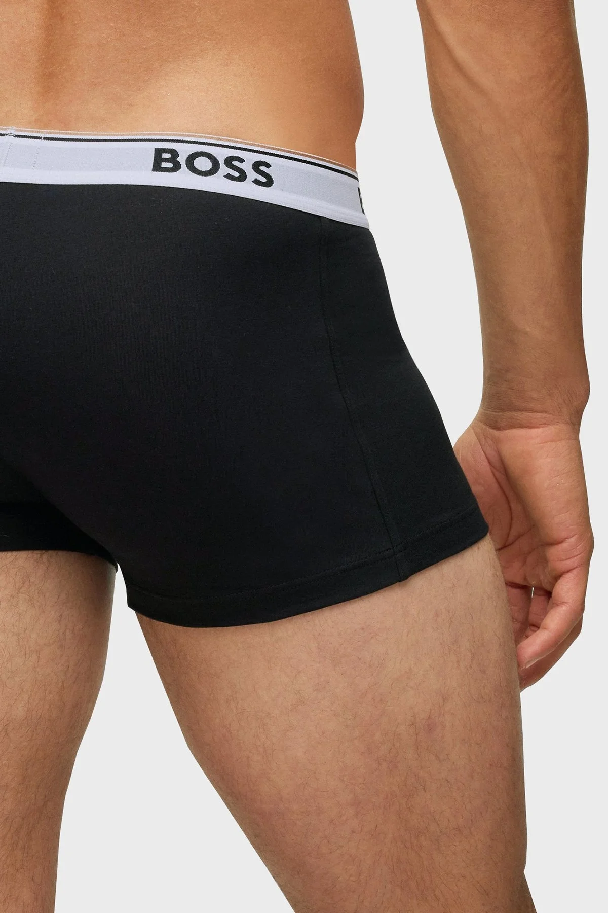 Boss Streç Pamuklu 3 Pack Erkek Boxer 50475274 994 SİYAH - 5