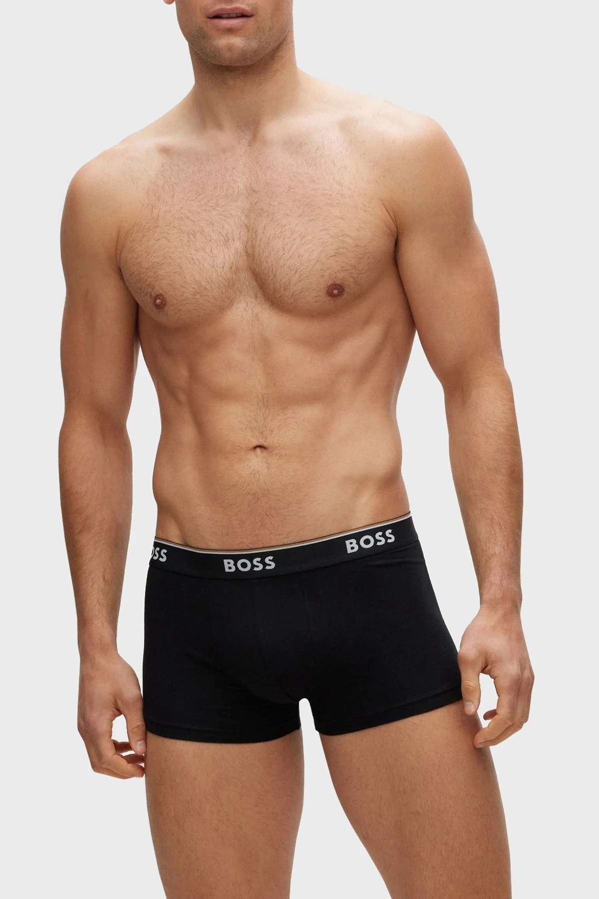 Boss Streç Pamuklu 3 Pack Erkek Boxer 50479817 972 SİYAH - 2