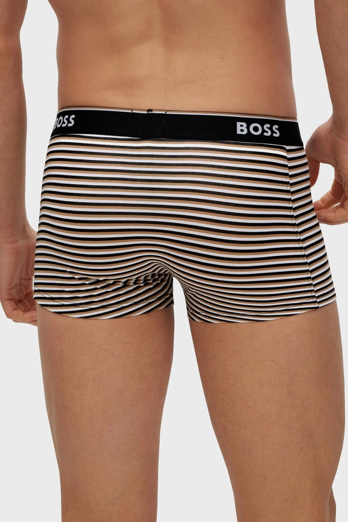 Boss Streç Pamuklu 3 Pack Erkek Boxer 50479817 972 SİYAH - 4