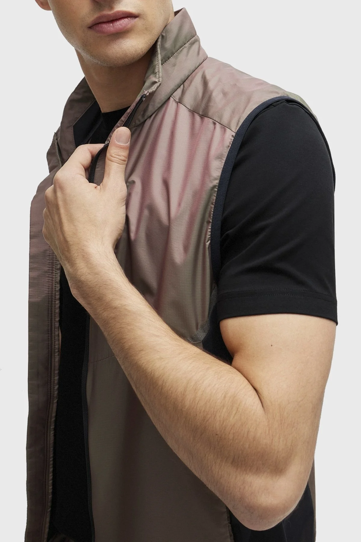 Boss Streç Pamuklu Bisiklet Yaka Regular Fit Erkek T Shirt 50506373 001 SİYAH - 3