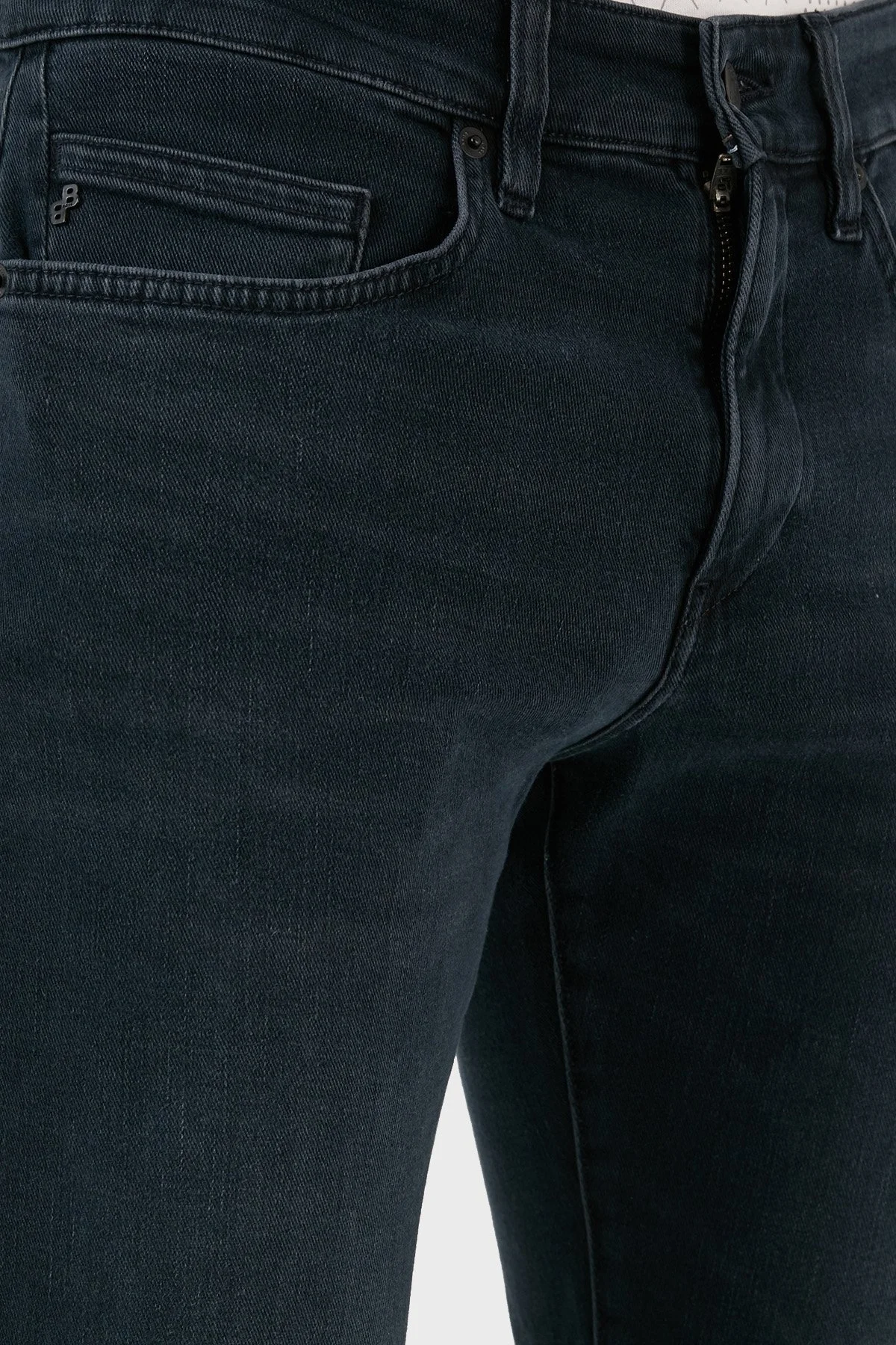 Boss Delaware3-1 Streç Pamuklu Slim Fit Düz Paça Jeans Erkek Kot Pantolon 50496192 403 KOYU MAVİ - 7