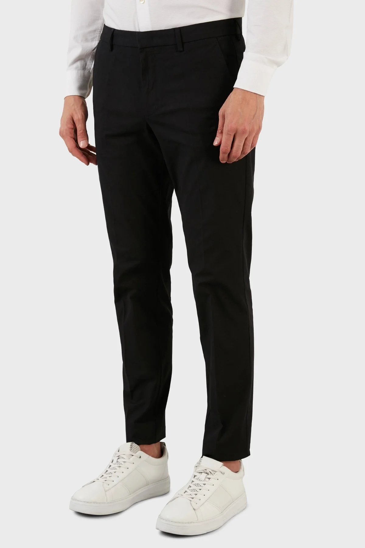 Boss Streç Pamuklu Normal Bel Slim Fit Erkek Pantolon 50452098 001 SİYAH - 3