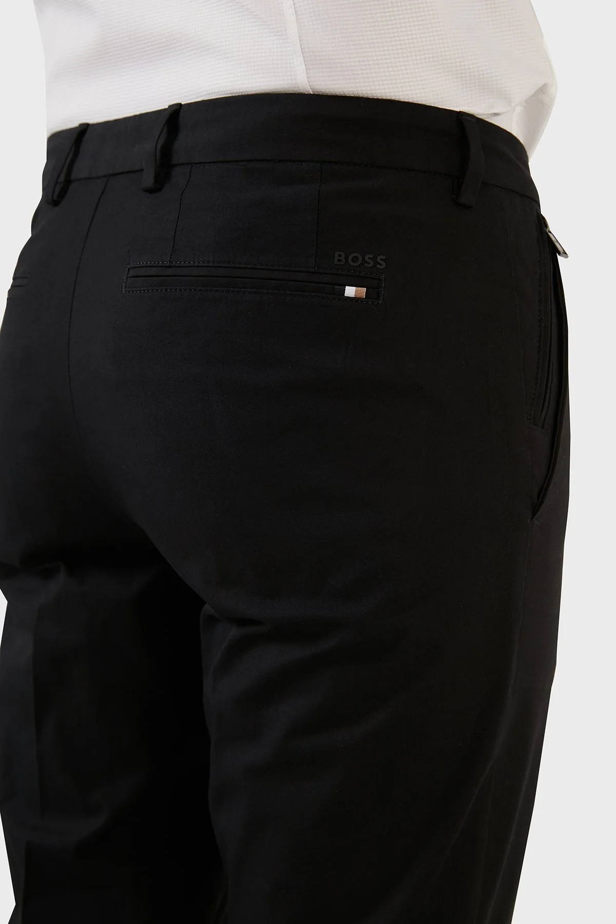 Boss Streç Pamuklu Normal Bel Slim Fit Erkek Pantolon 50452098 001 SİYAH - 7