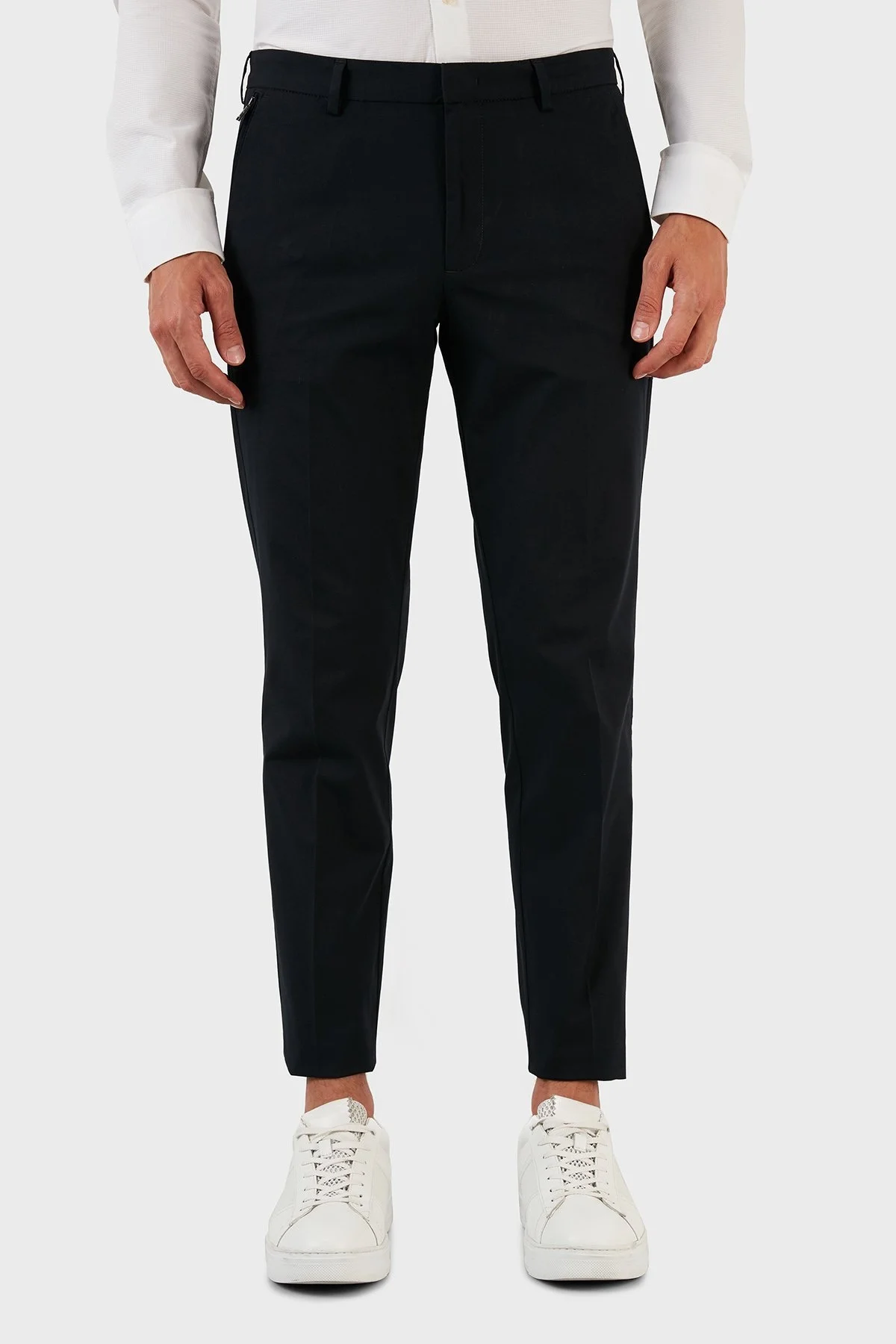 Boss Streç Pamuklu Normal Bel Slim Fit Erkek Pantolon 50452098 404 LACİVERT - 2