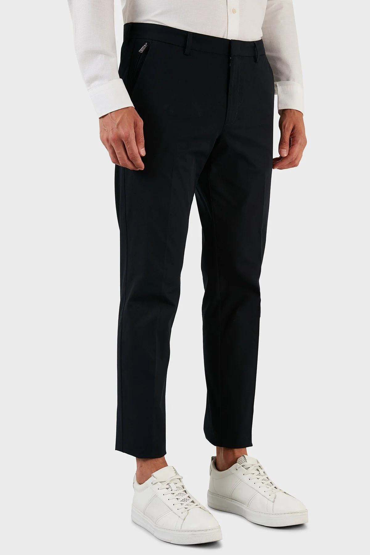 Boss Streç Pamuklu Normal Bel Slim Fit Erkek Pantolon 50452098 404 LACİVERT - 4