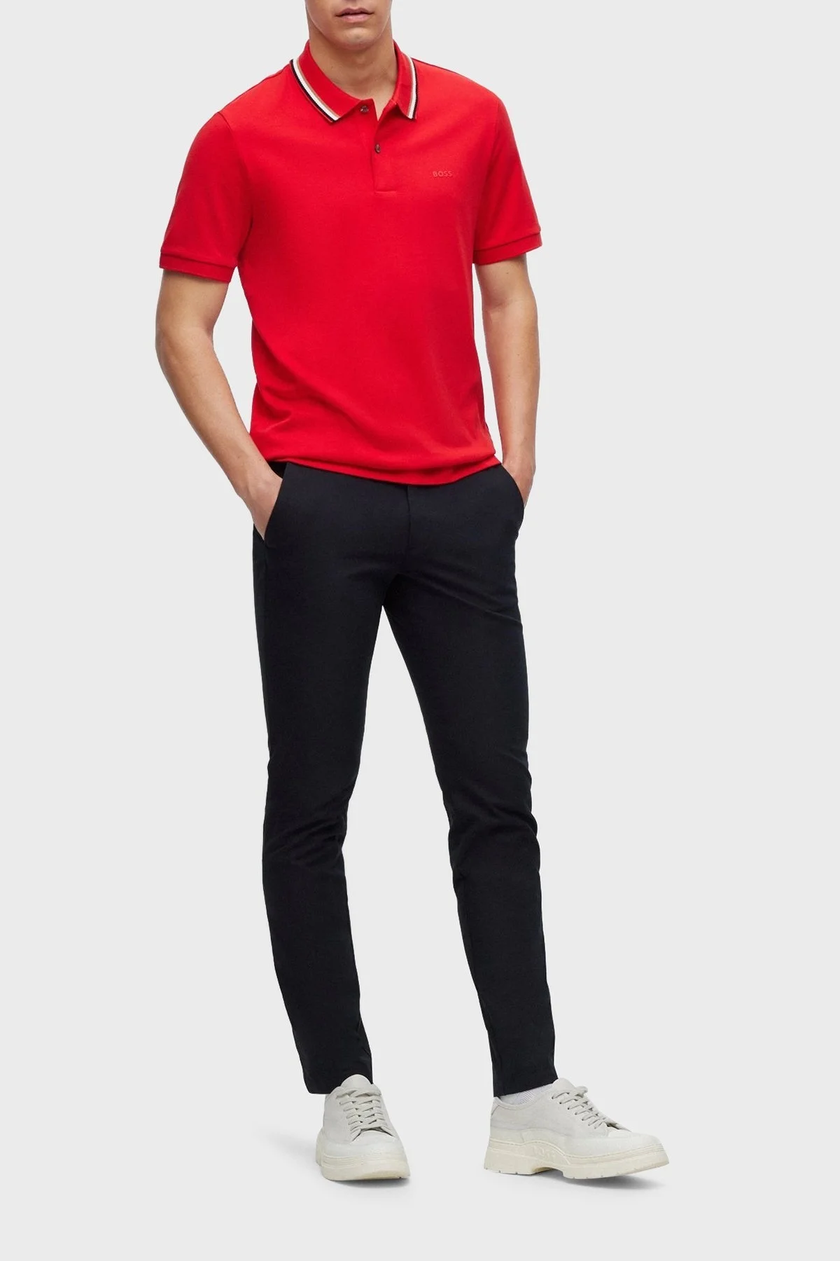 Boss Streç Pamuklu Normal Bel Slim Fit Erkek Pantolon 50487754 001 SİYAH - 2