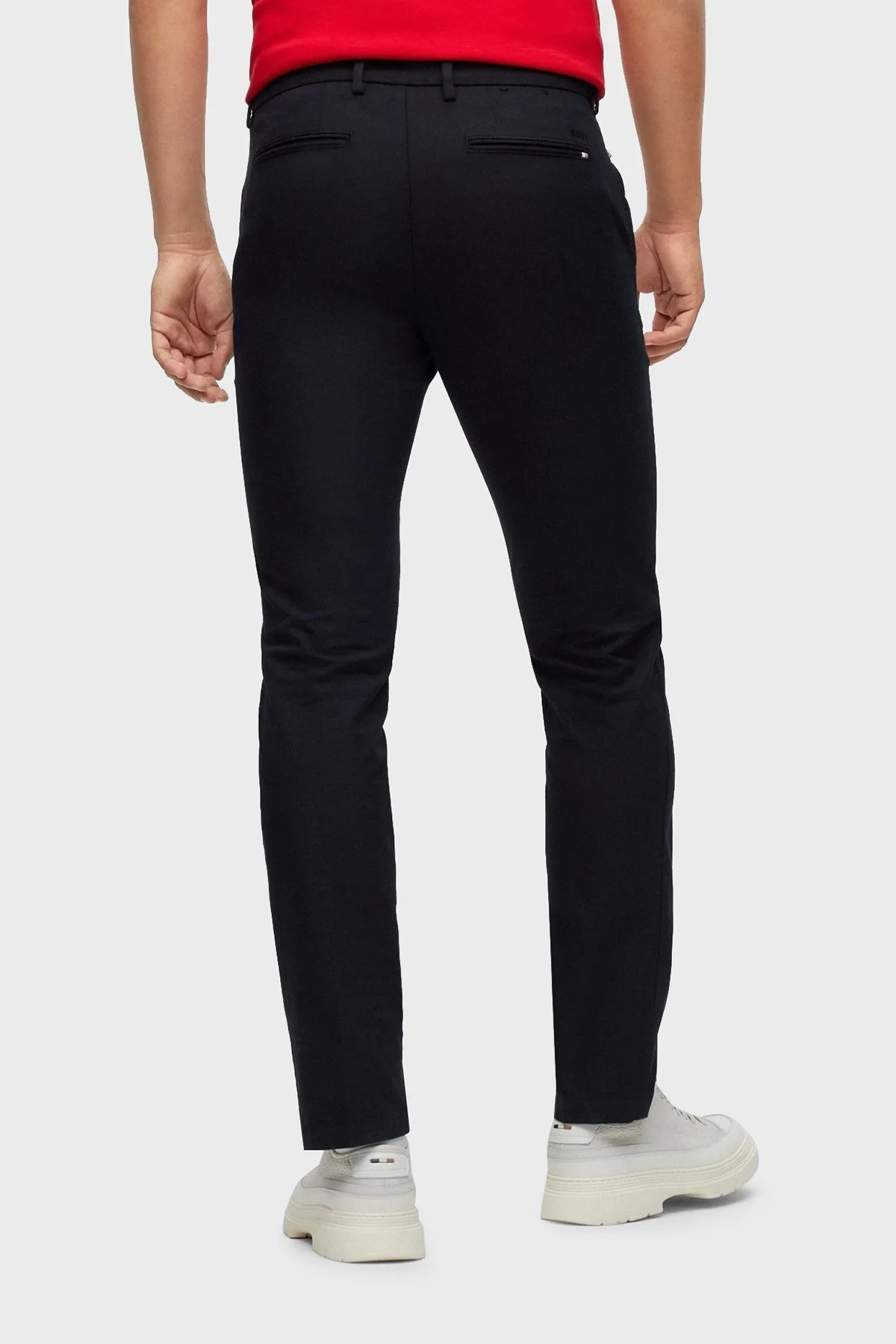 Boss Streç Pamuklu Normal Bel Slim Fit Erkek Pantolon 50487754 001 SİYAH - 3