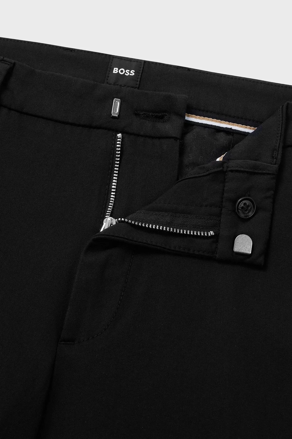 Boss Streç Pamuklu Normal Bel Slim Fit Erkek Pantolon 50487754 001 SİYAH - 5