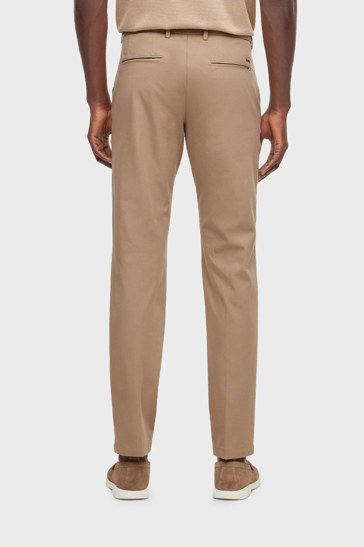 Boss Kaito1_T Streç Pamuklu Normal Bel Slim Fit Erkek Pantolon 50487754 294 BEJ - 3