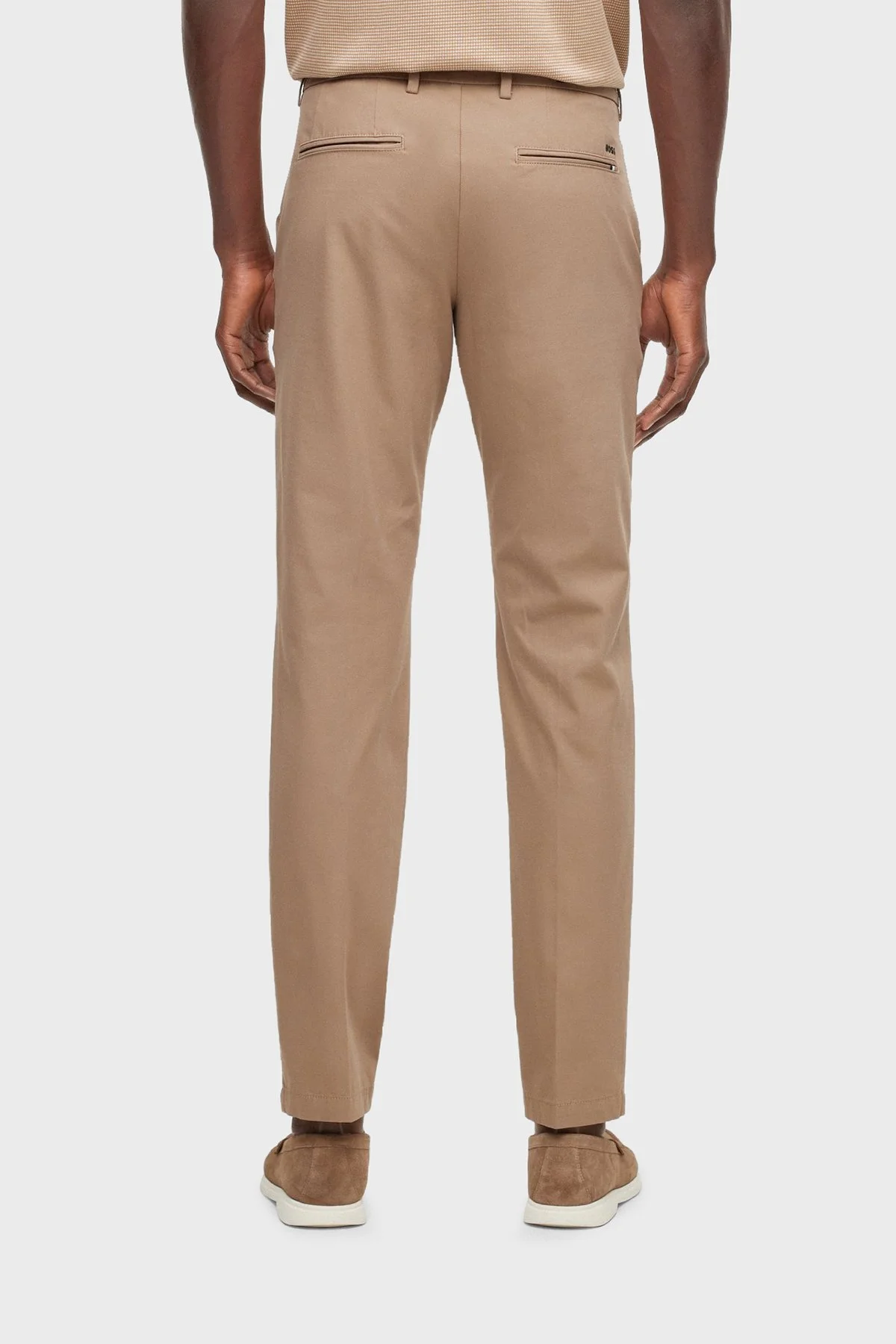 Boss Kaito1_T Streç Pamuklu Normal Bel Slim Fit Erkek Pantolon 50487754 294 BEJ - 3