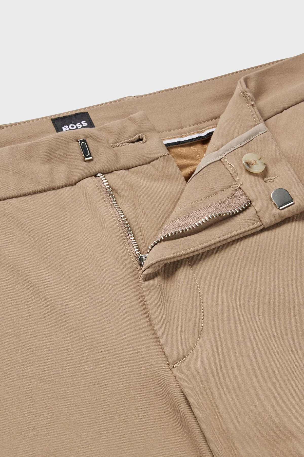 Boss Kaito1_T Streç Pamuklu Normal Bel Slim Fit Erkek Pantolon 50487754 294 BEJ - 5