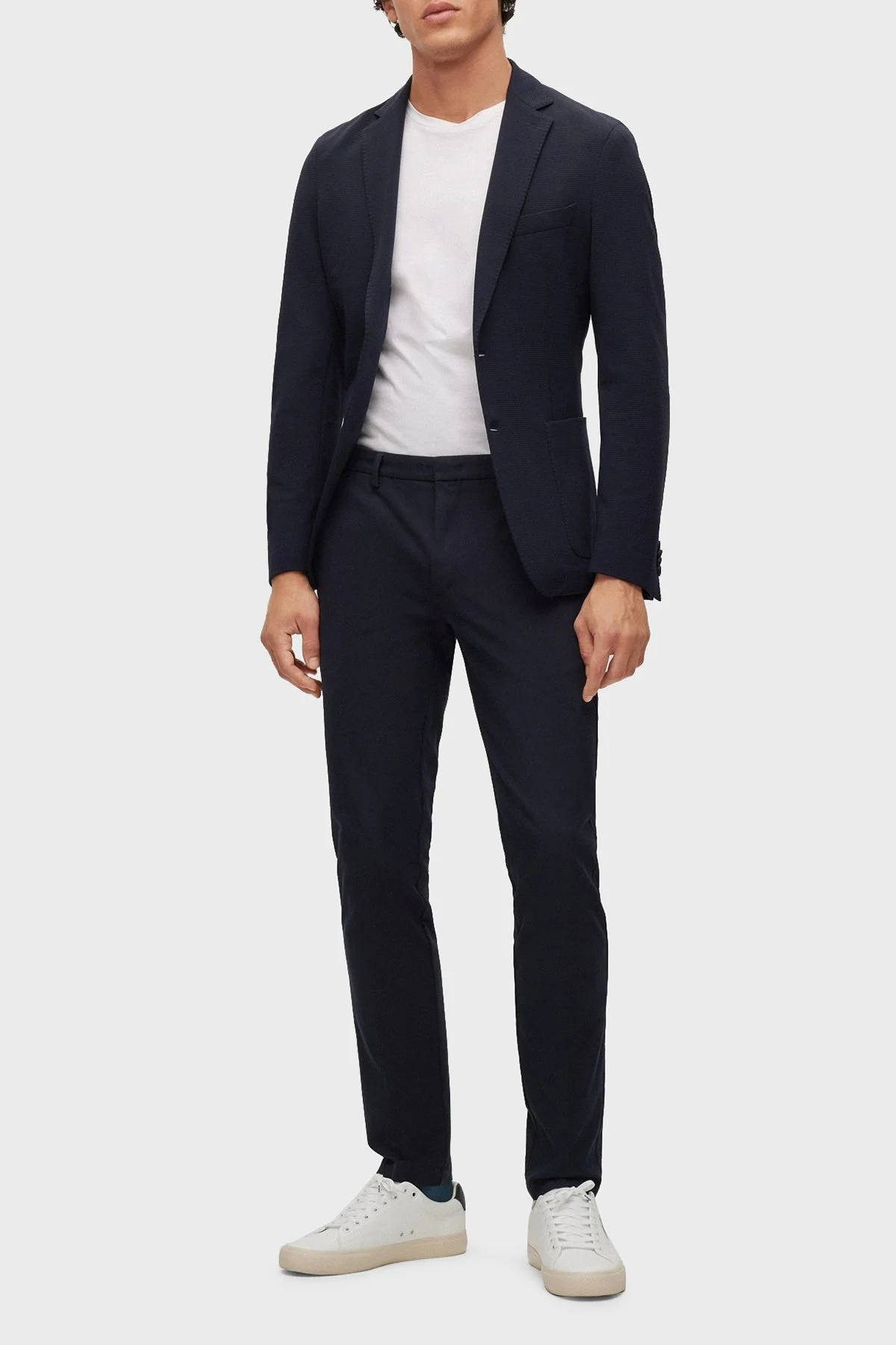 Boss Kaito1_T Streç Pamuklu Normal Bel Slim Fit Erkek Pantolon 50487754 404 LACİVERT - 1