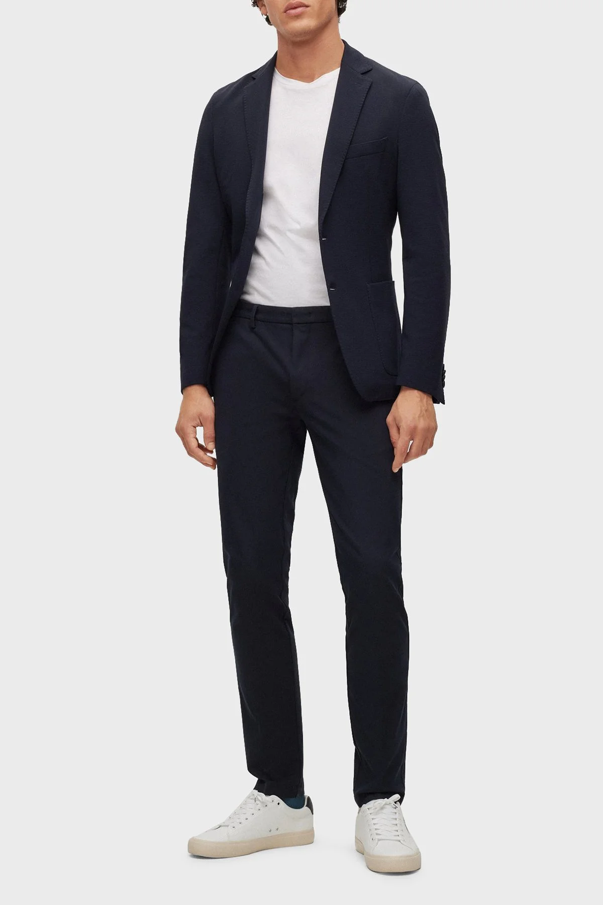 Boss Kaito1_T Streç Pamuklu Normal Bel Slim Fit Erkek Pantolon 50487754 404 Lacivert - 1