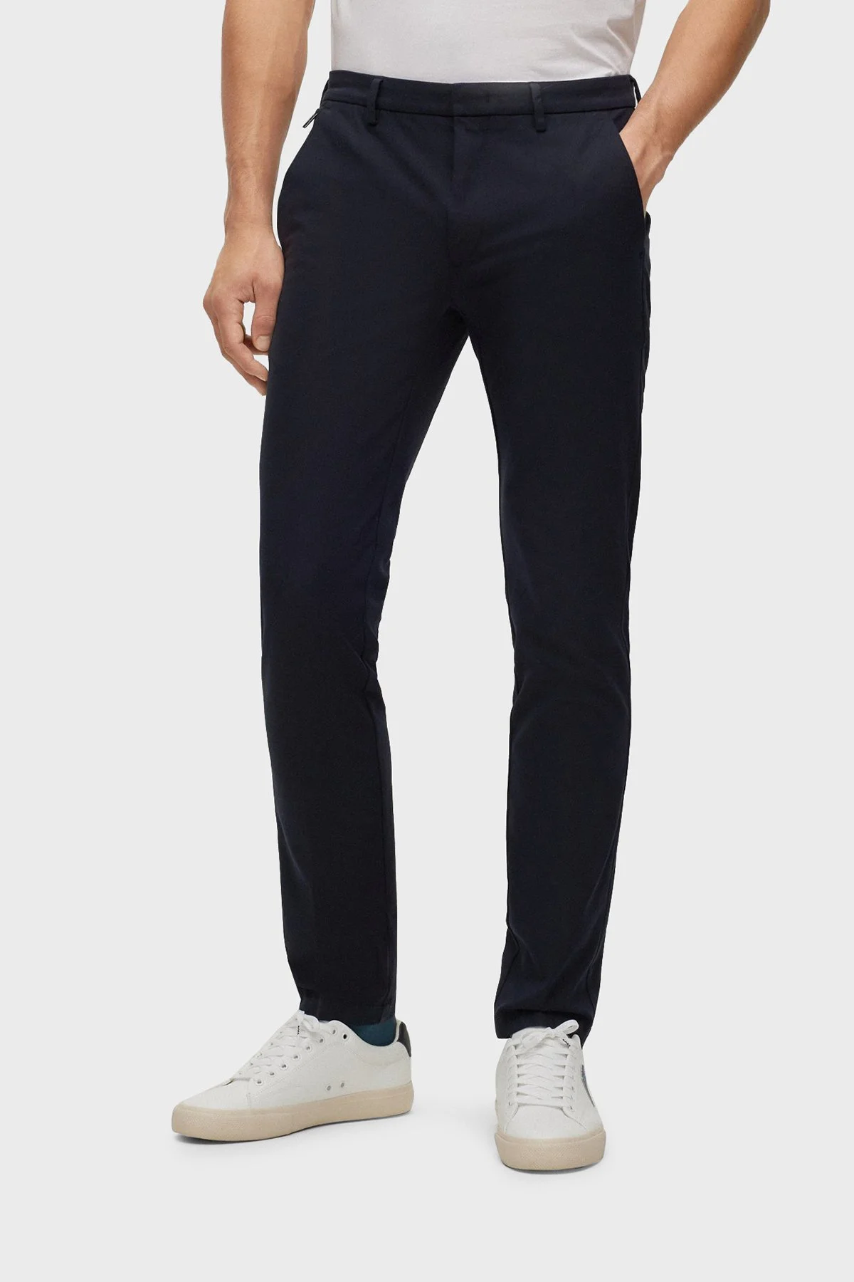 Boss Kaito1_T Streç Pamuklu Normal Bel Slim Fit Erkek Pantolon 50487754 404 Lacivert - 2
