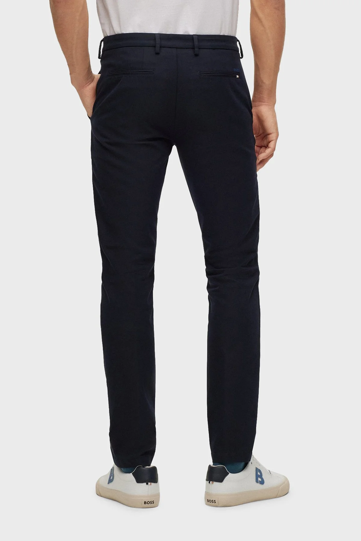 Boss Kaito1_T Streç Pamuklu Normal Bel Slim Fit Erkek Pantolon 50487754 404 Lacivert - 3